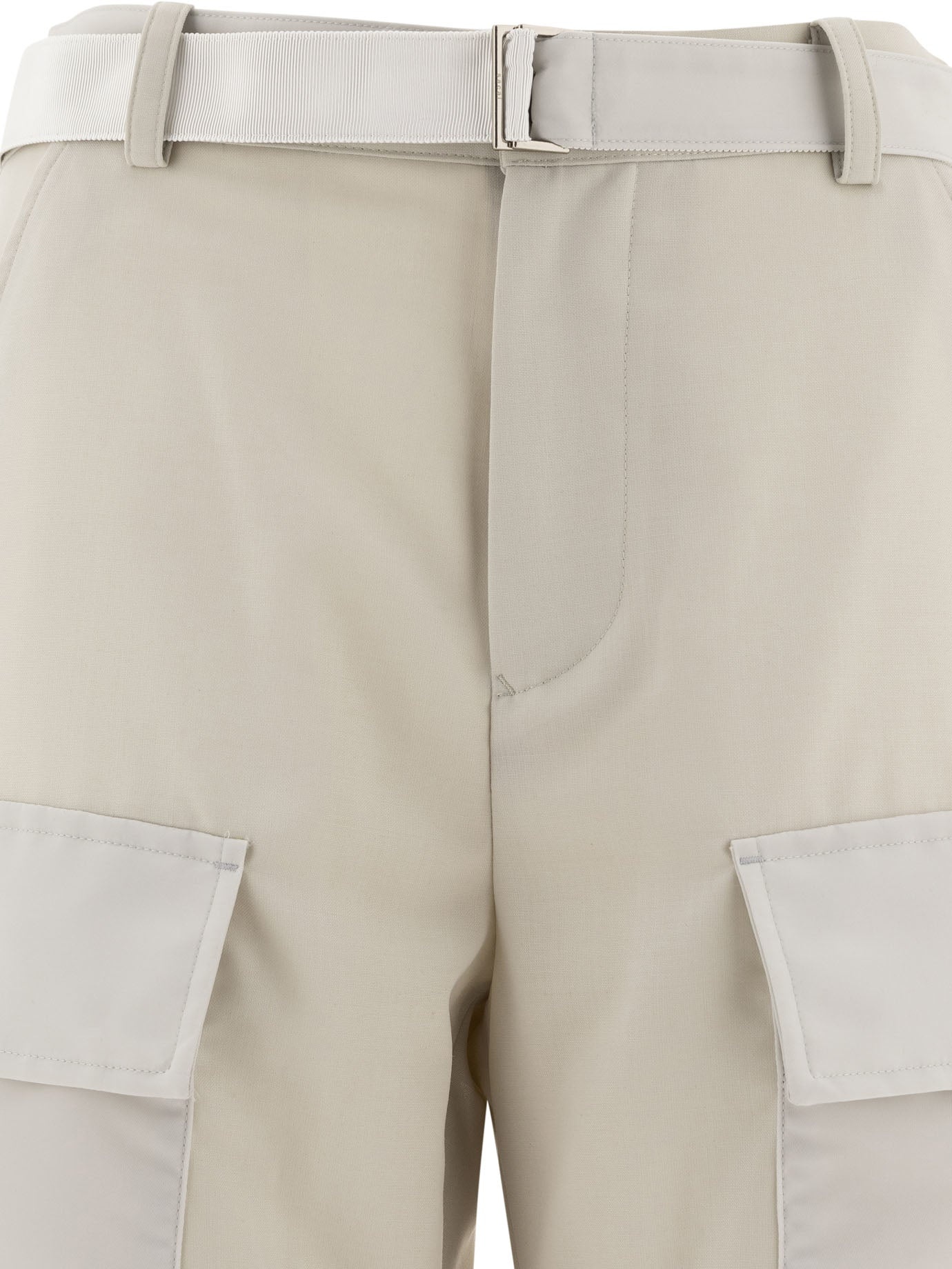 Sacai Belted Cargo Trousers - 3