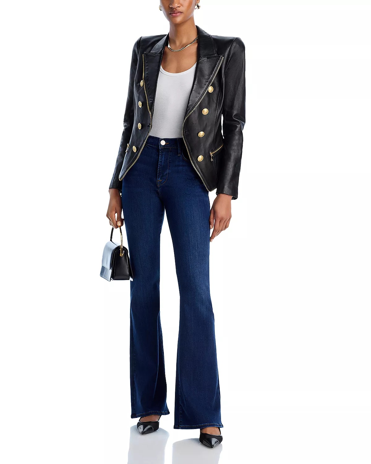 Ottilie Leather Blazer - 3