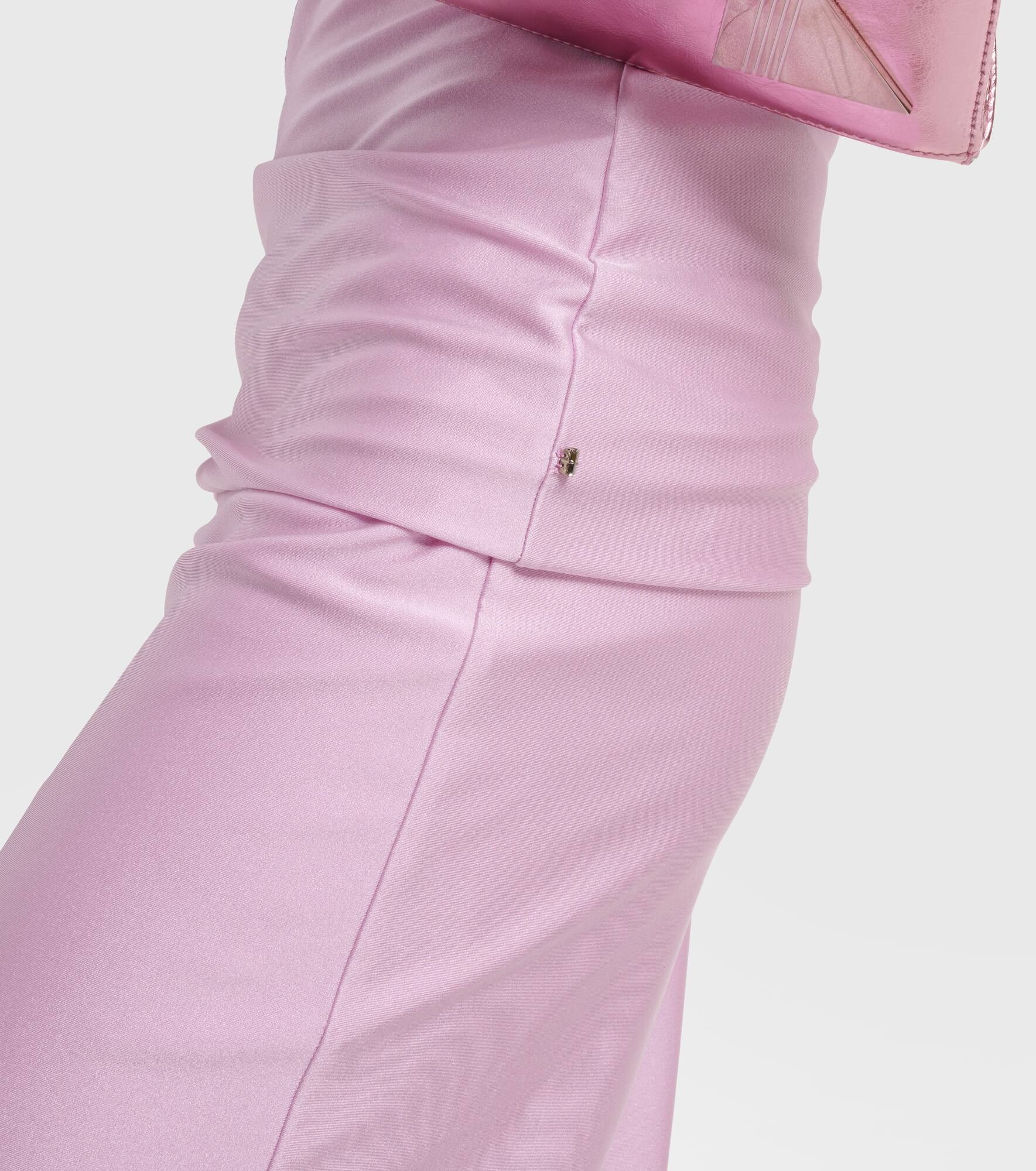 Strapless jersey midi dress - 5