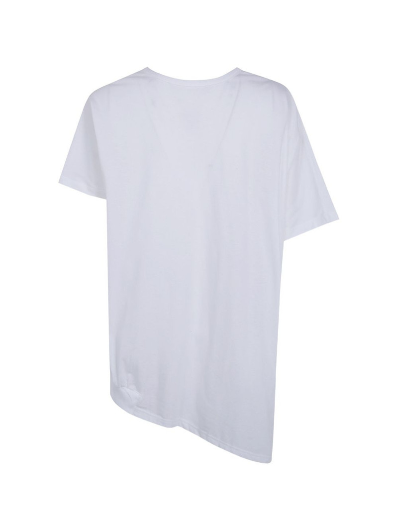 Y's Angel asymmetric graphic-print T-shirt outlook