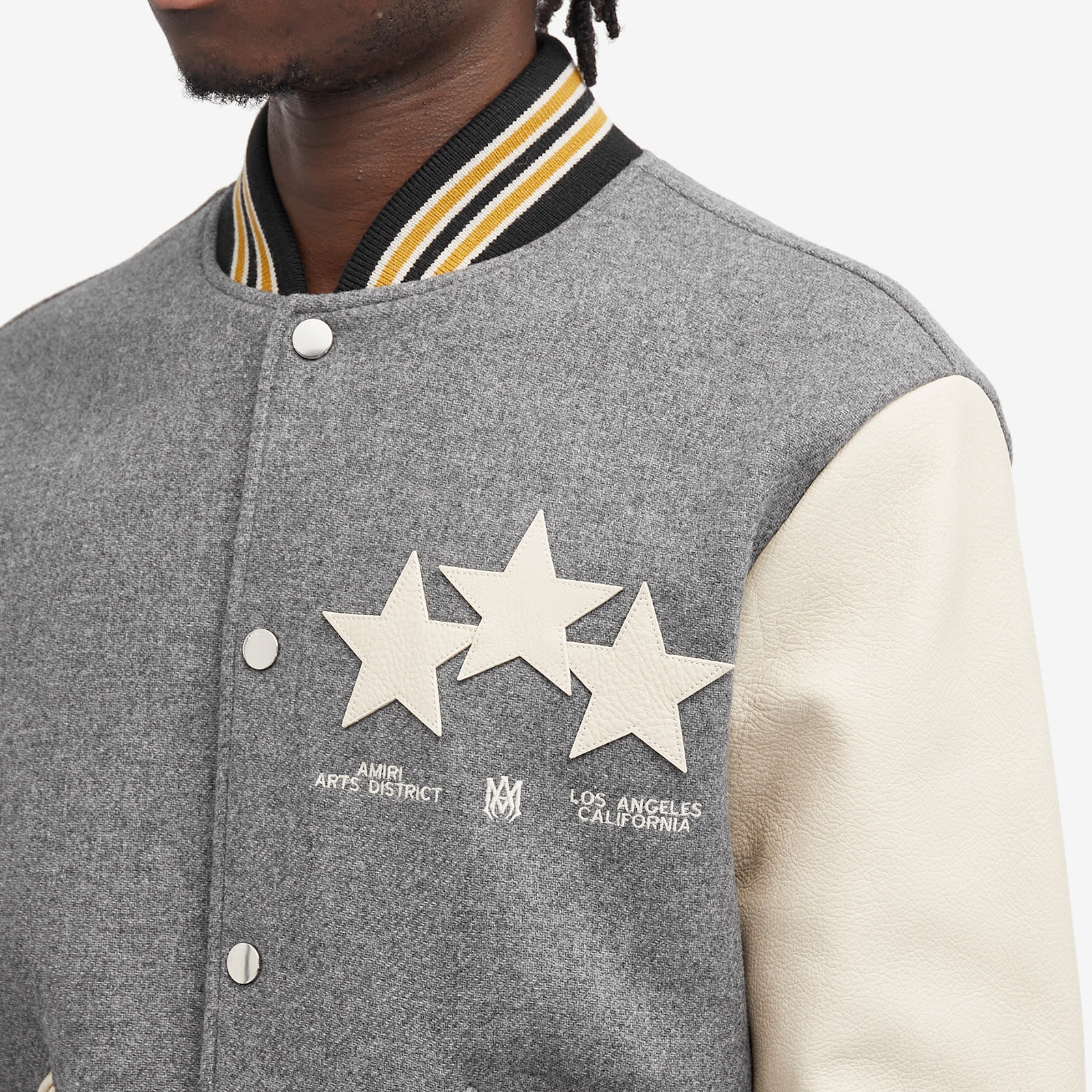 AMIRI Oversized Stars Varsity Jacket - 5