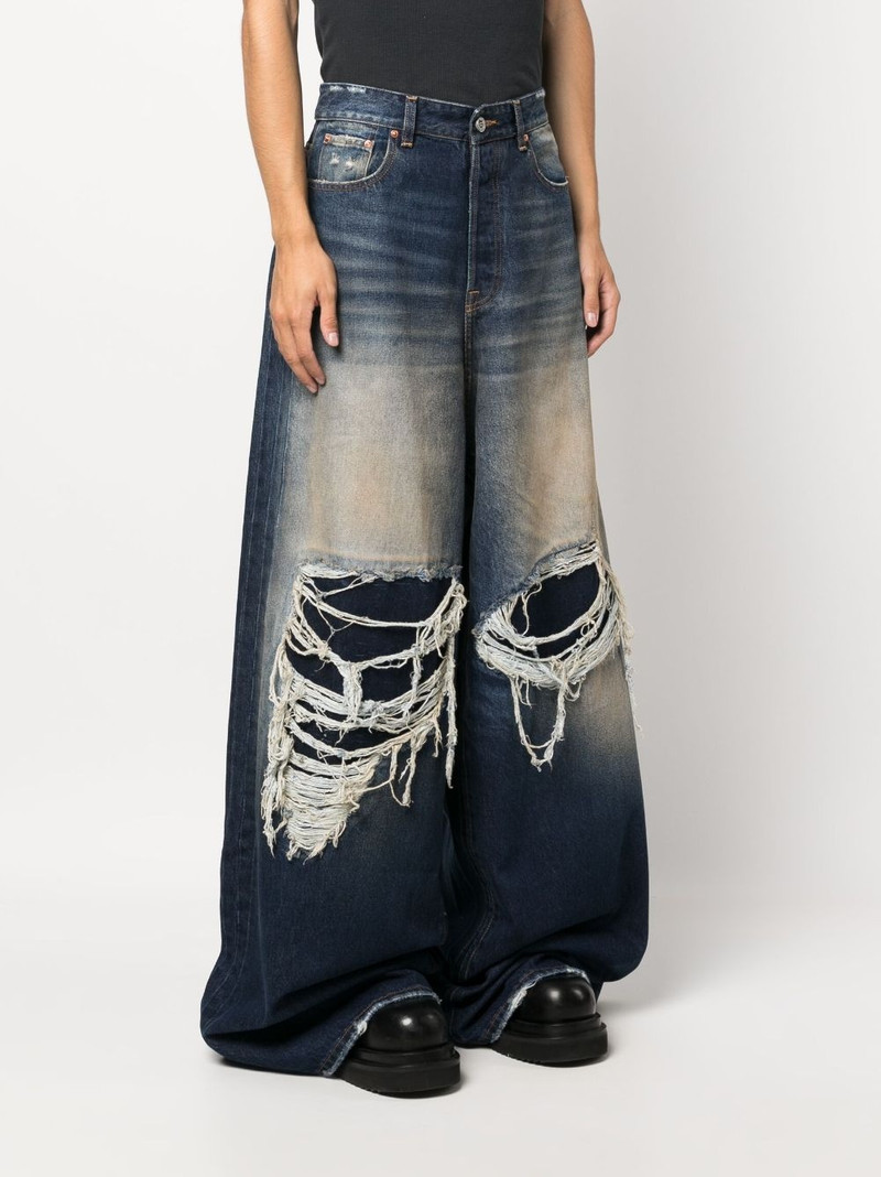 ripped wide-leg jeans 3