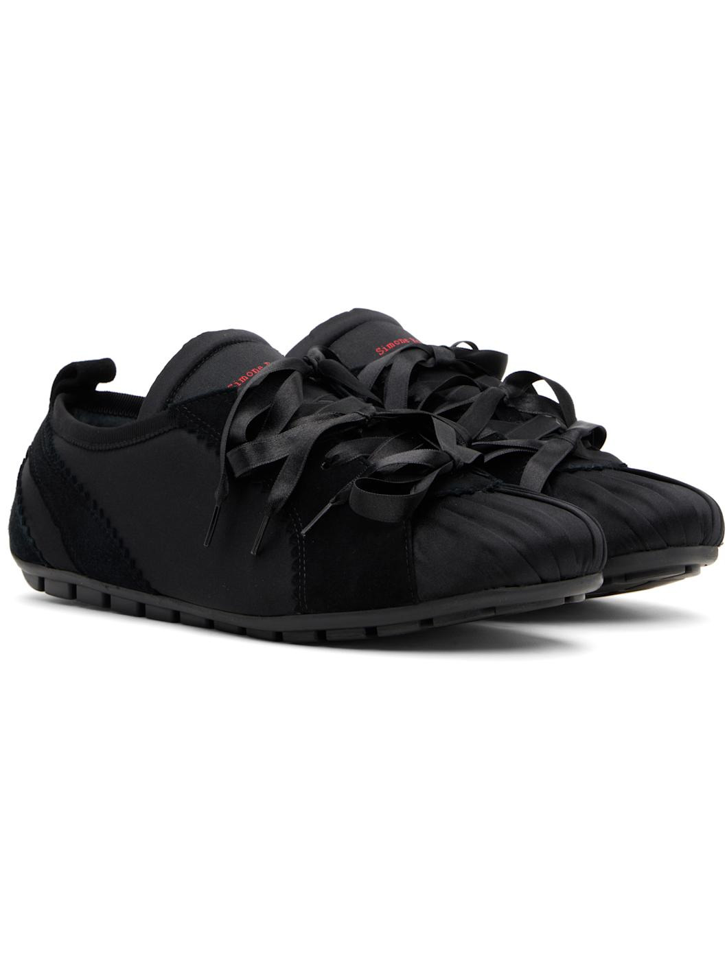 Black Ballerina Grip Sneakers - 4