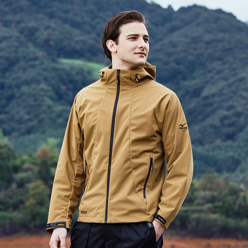 Mizuno Outdoor Windbreaker Jacket 'Brown' A2CC3105 - 4