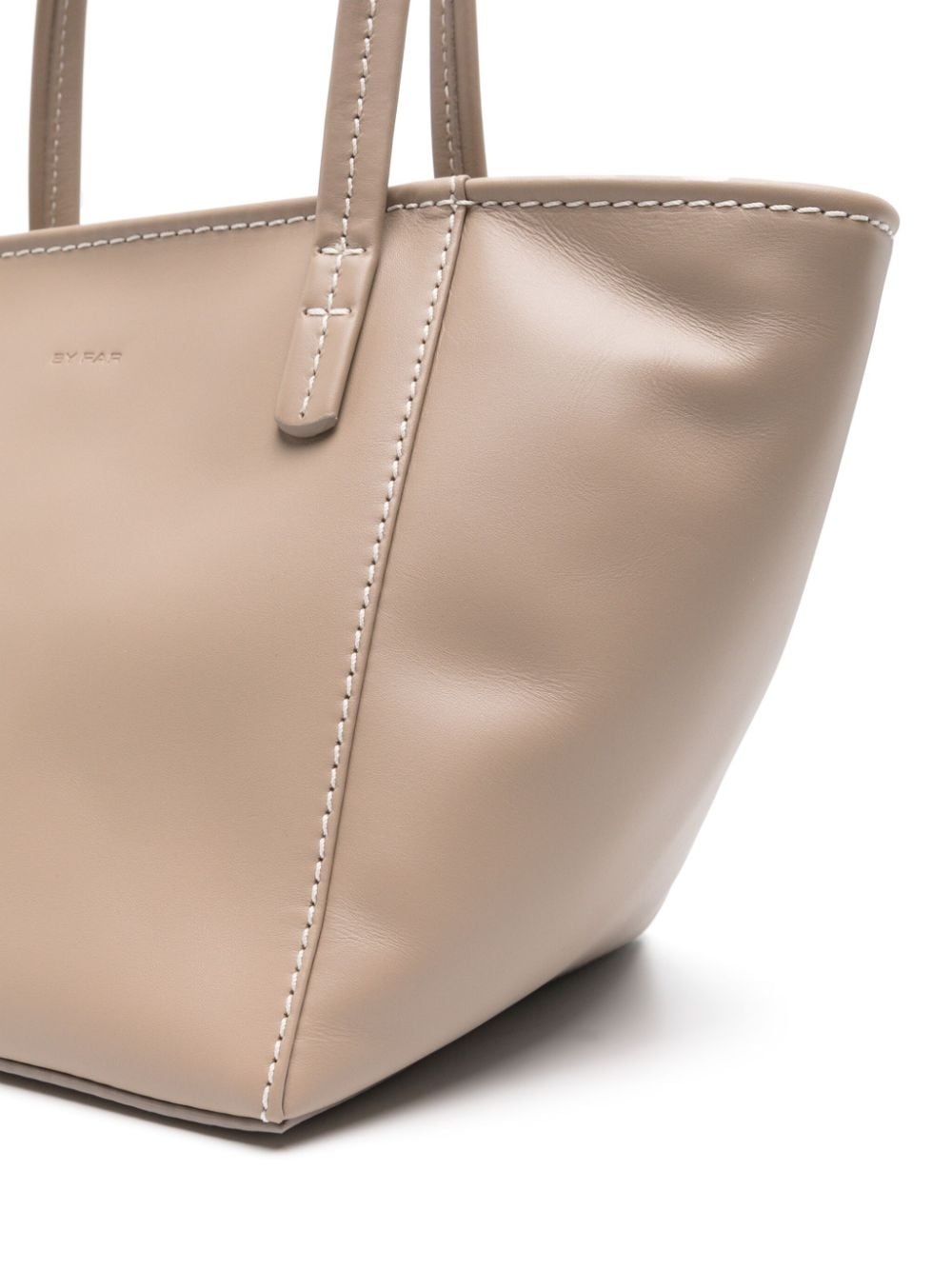 Bar leather tote bag - 4