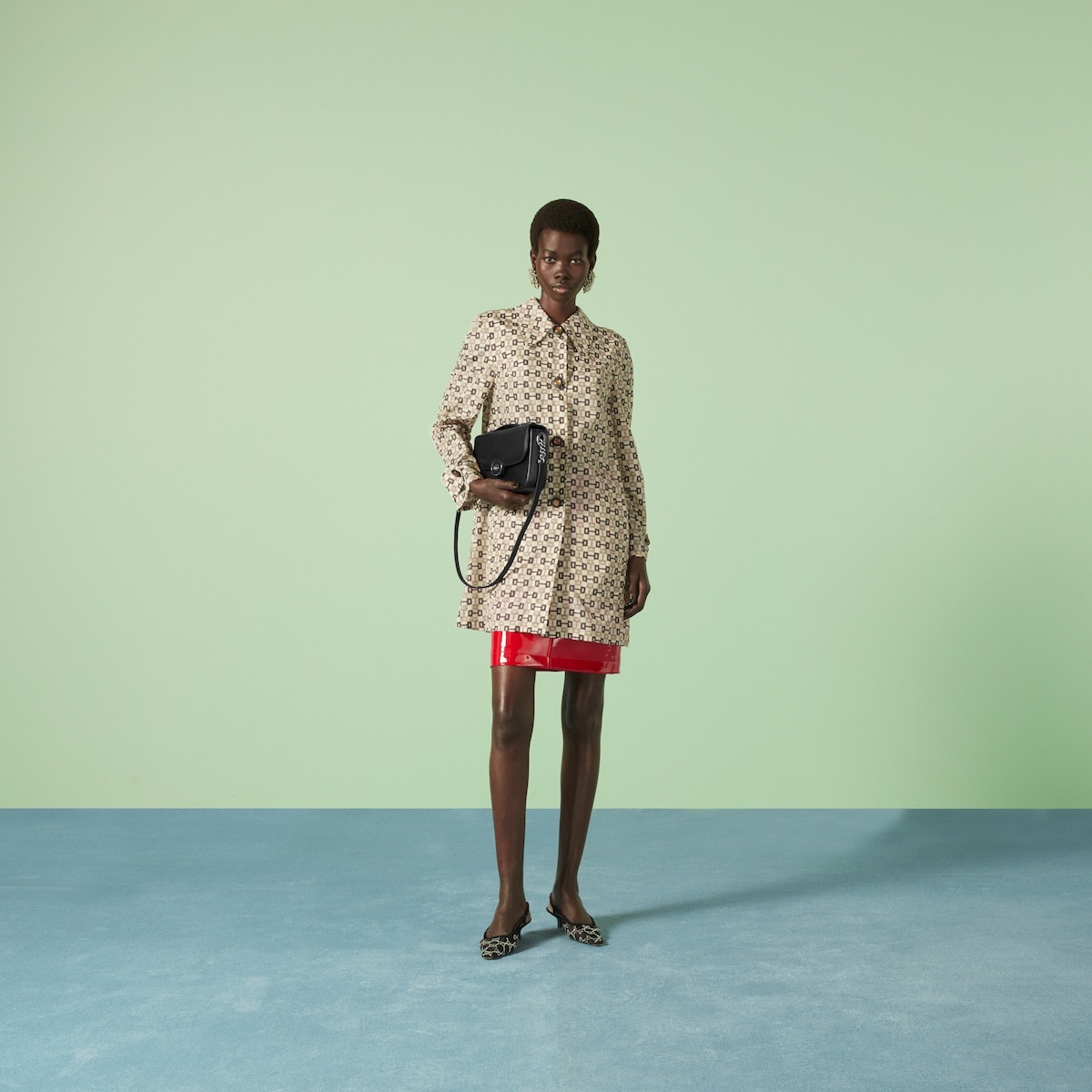 GUCCI Gucci Horsebit print nylon coat | REVERSIBLE