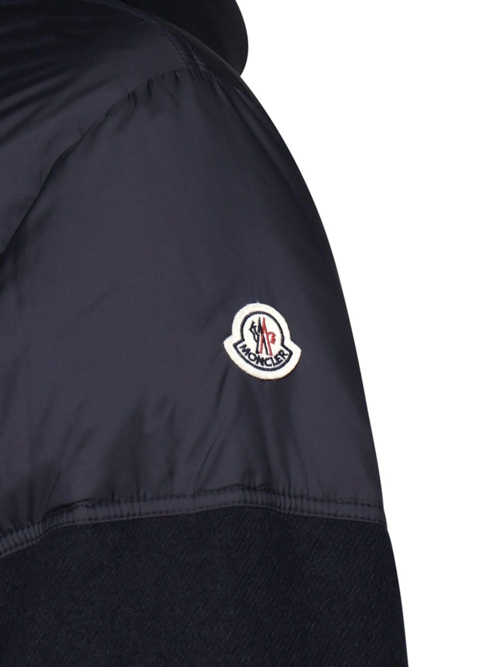 logo-patch hooded jacket - 3