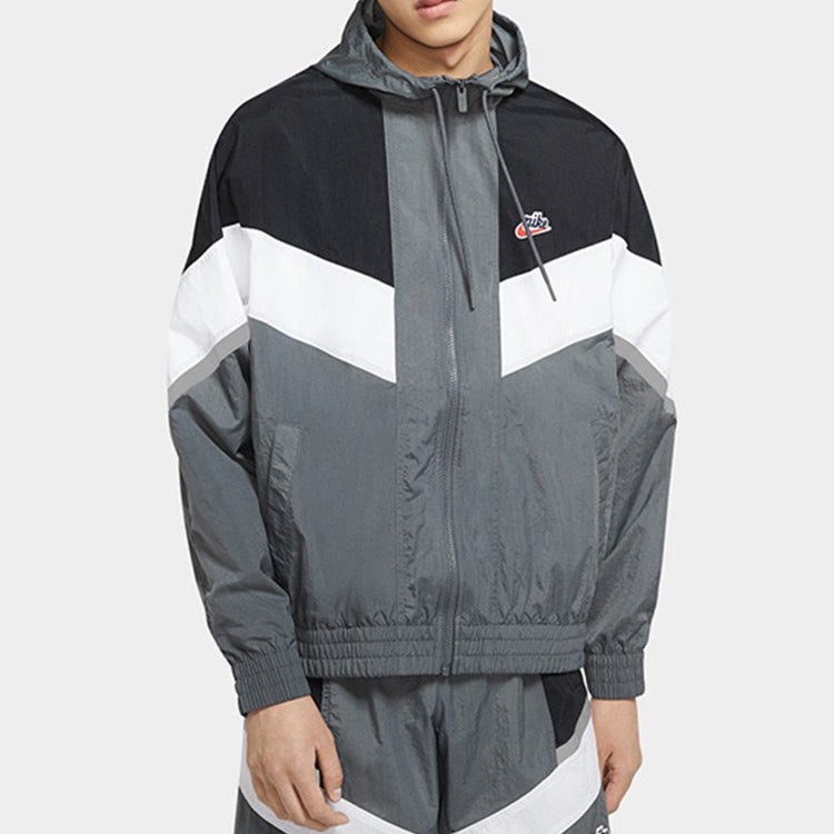 Nike Sportswear Windrunner+ Hooded Reflection Jacket Men Grey Gray CZ0782-068 - 3