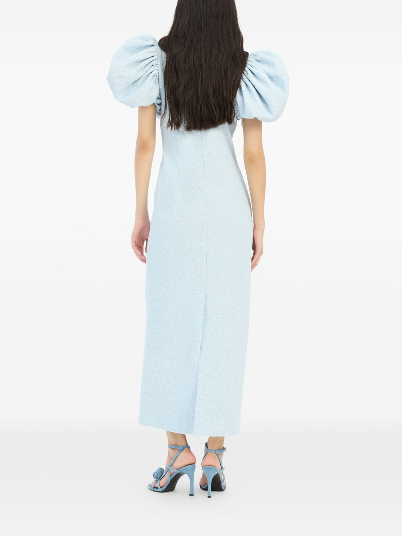 puff-sleeve midi dress 3