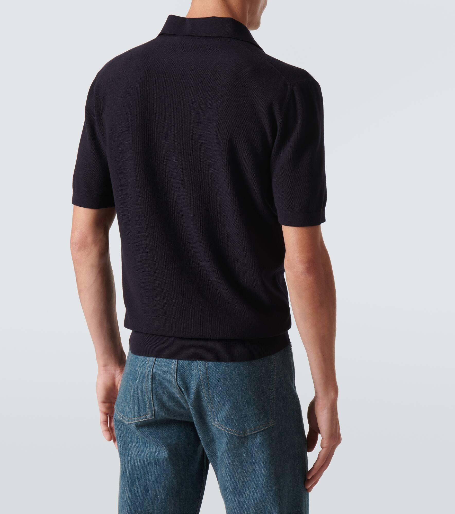 Walkery cotton and silk polo shirt - 4