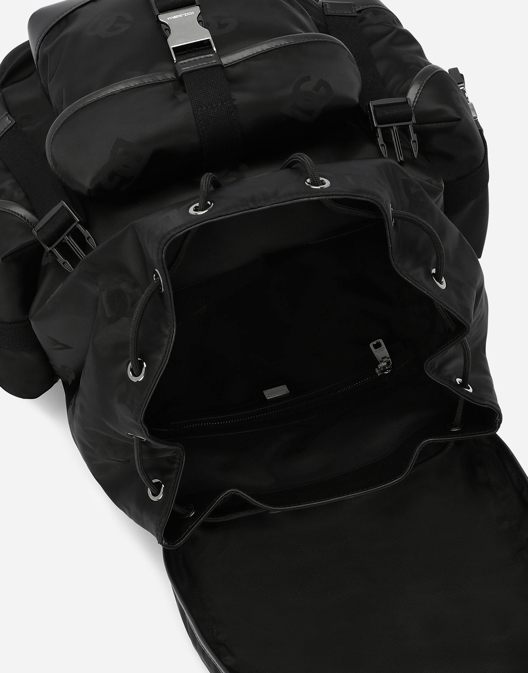 Nylon backpack with logo - 5