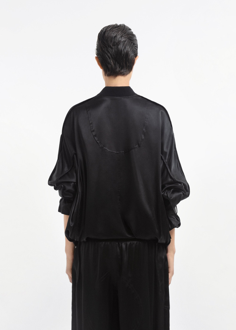Sports Bomber in Silk Charmeuse 5