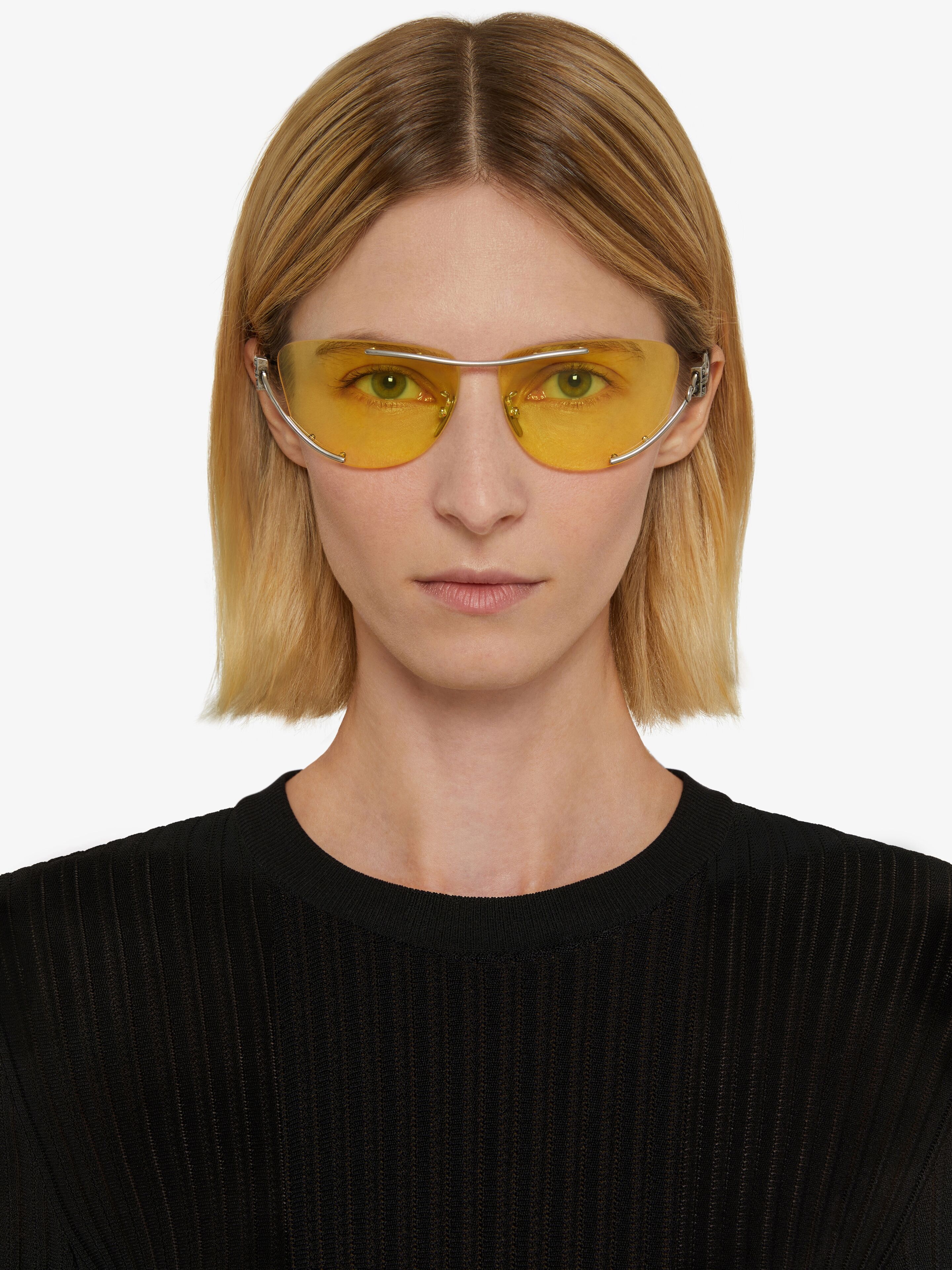 GV TWISTED UNISEX SUNGLASSES IN METAL - 3