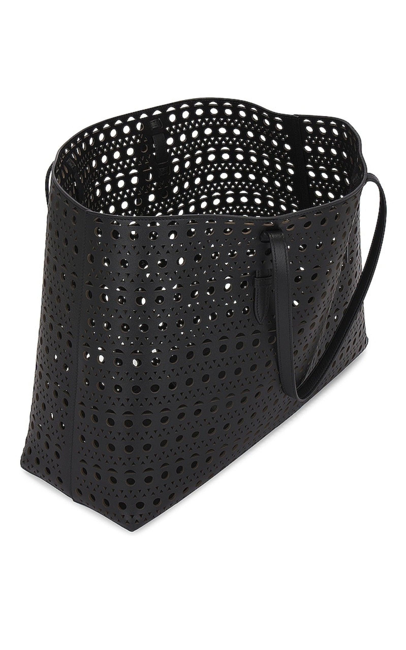 Mina 44 Large Leather Tote Bag - 4