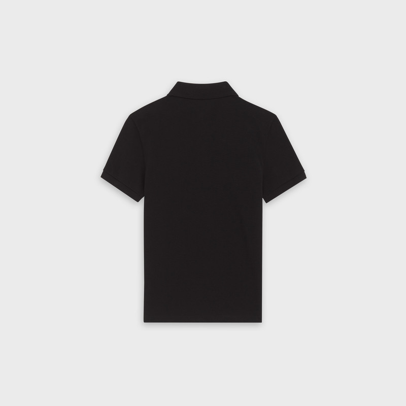 CELINE EMBROIDERED POLO PIQUÉ IN COTTON WITH ANDRÉ BUTZER COLLABORATION outlook