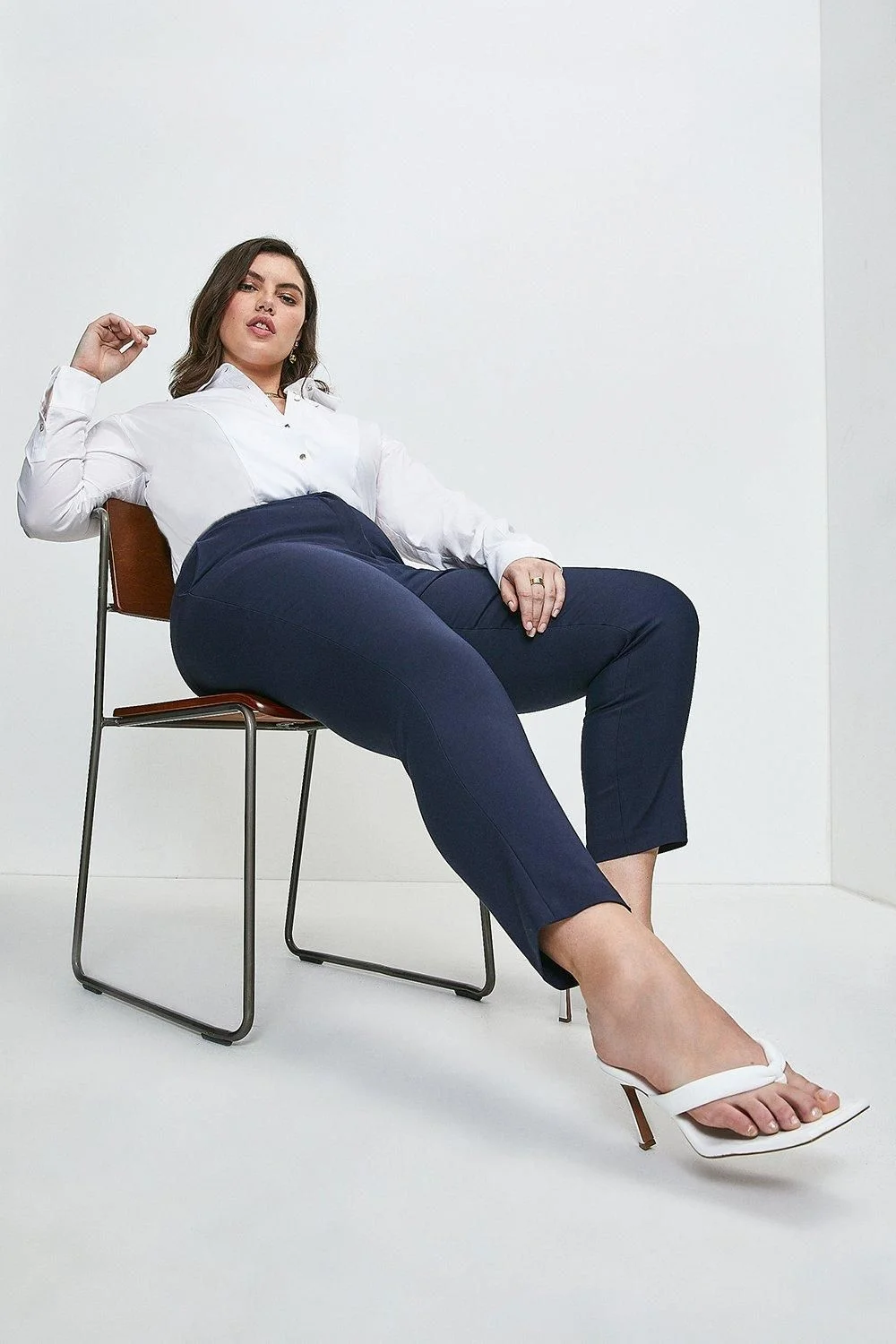 Plus Size Essential Techno Woven Trouser - 1