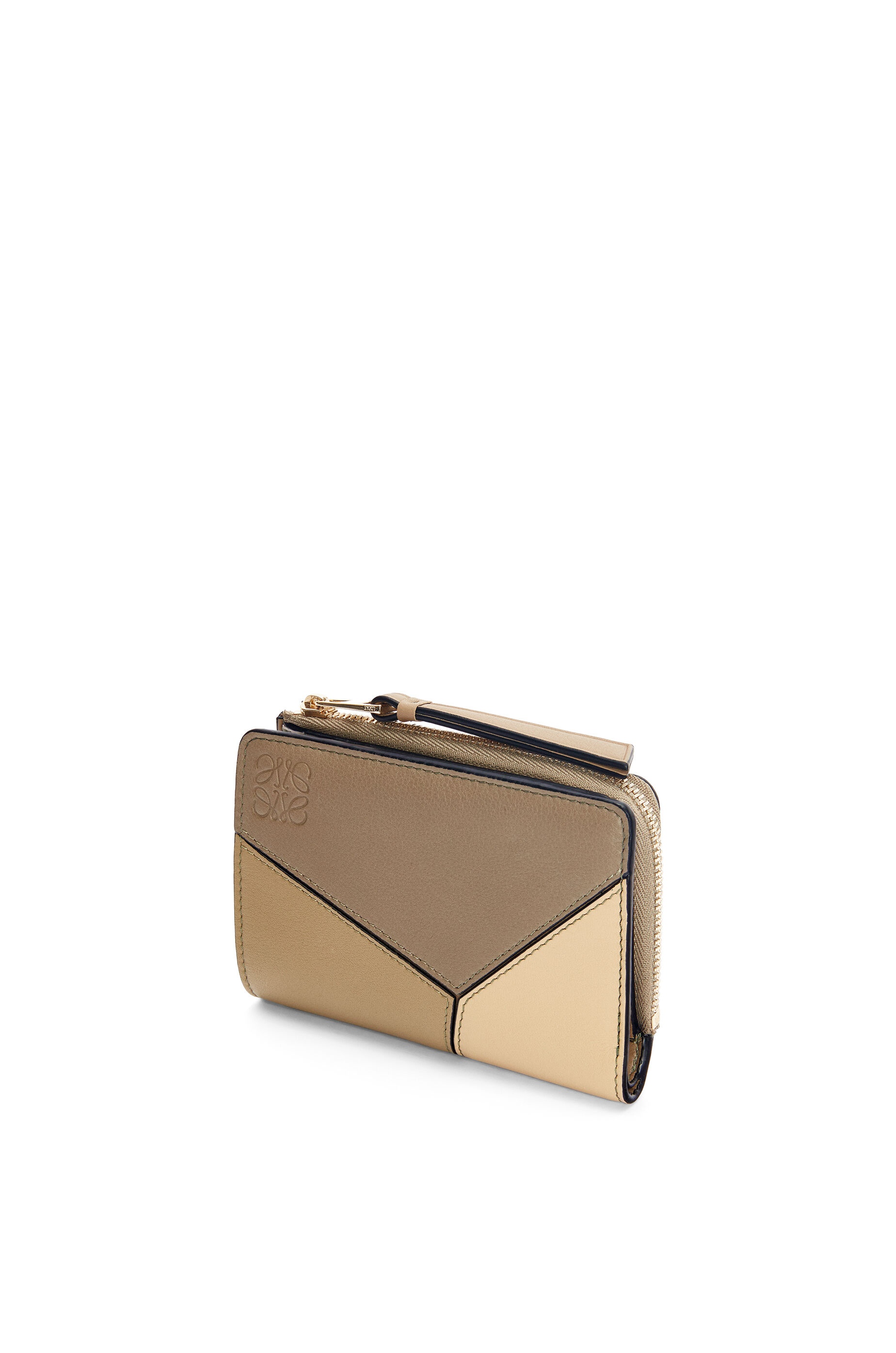 Puzzle slim bifold wallet in classic calf - 4