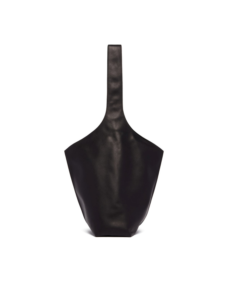 The Row Black Bindle Stitch Leather Bag outlook