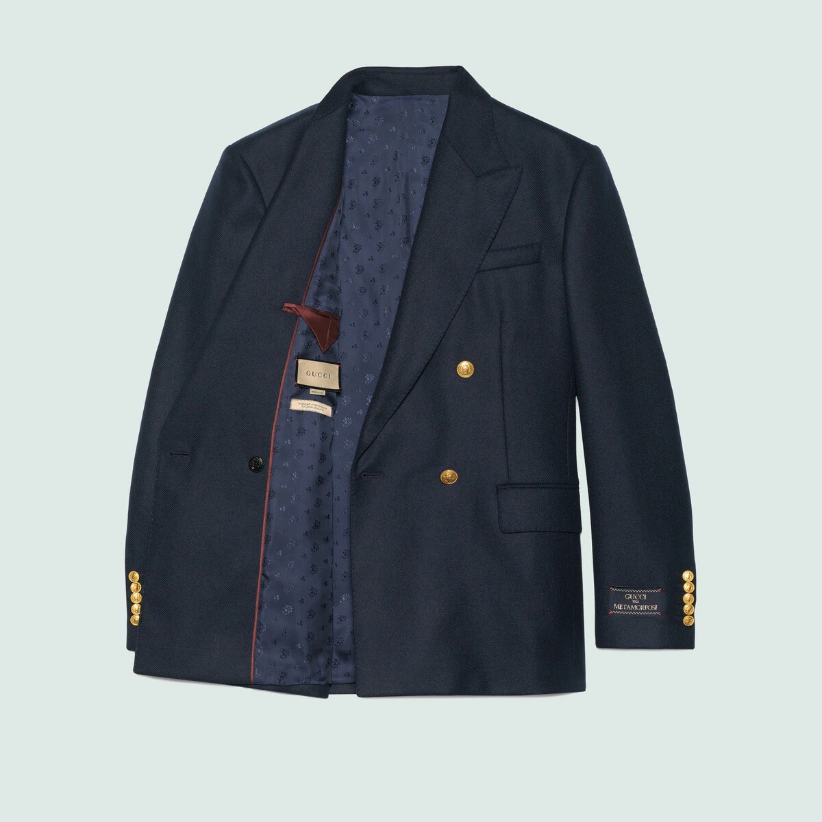 Cashmere jacket with label detail - 9