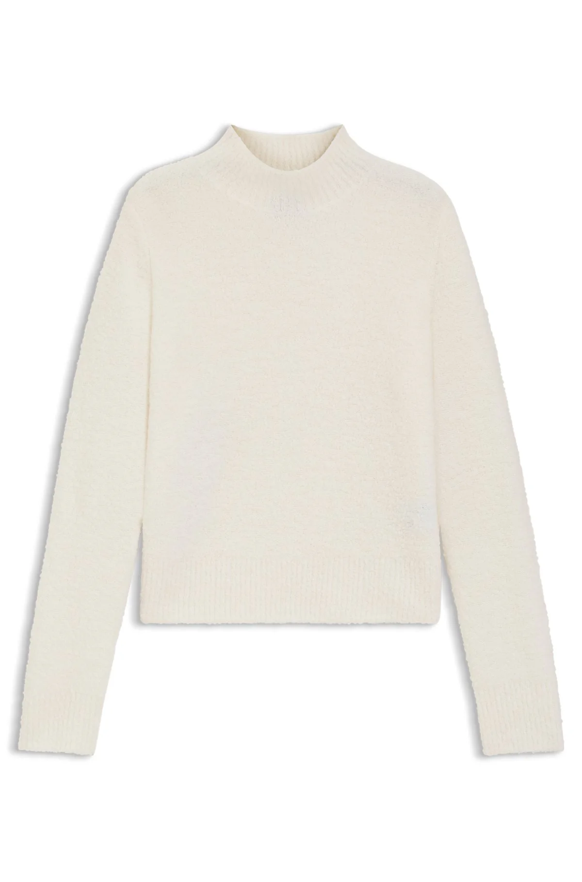 WOOL-BLEND SWEATER WITH MOCK NECK - 1