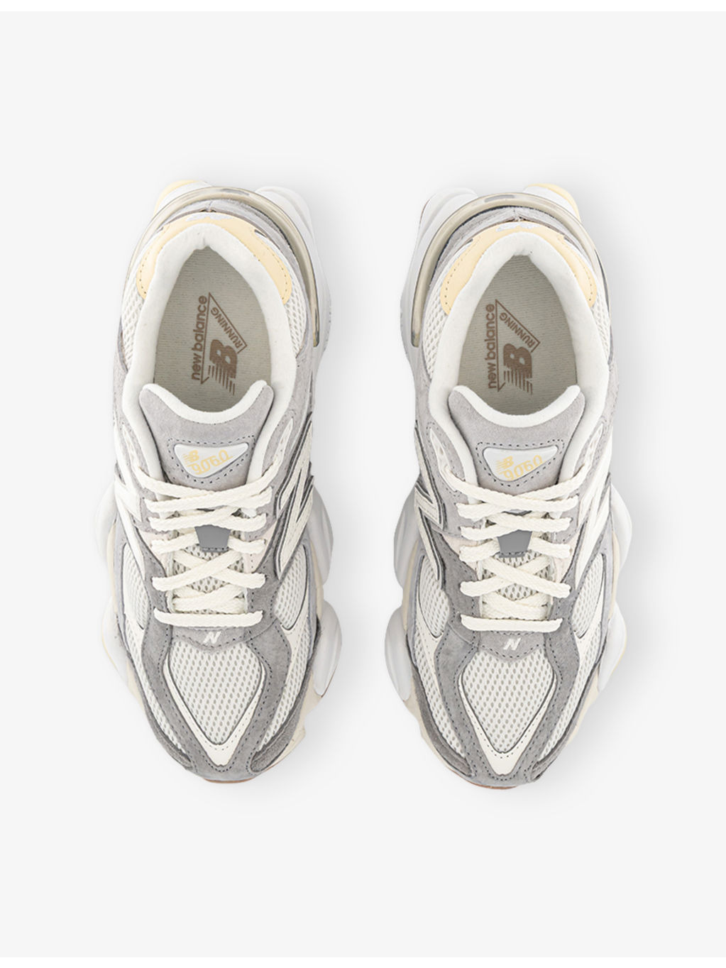 9060 Suede and Mesh Trainers - 2
