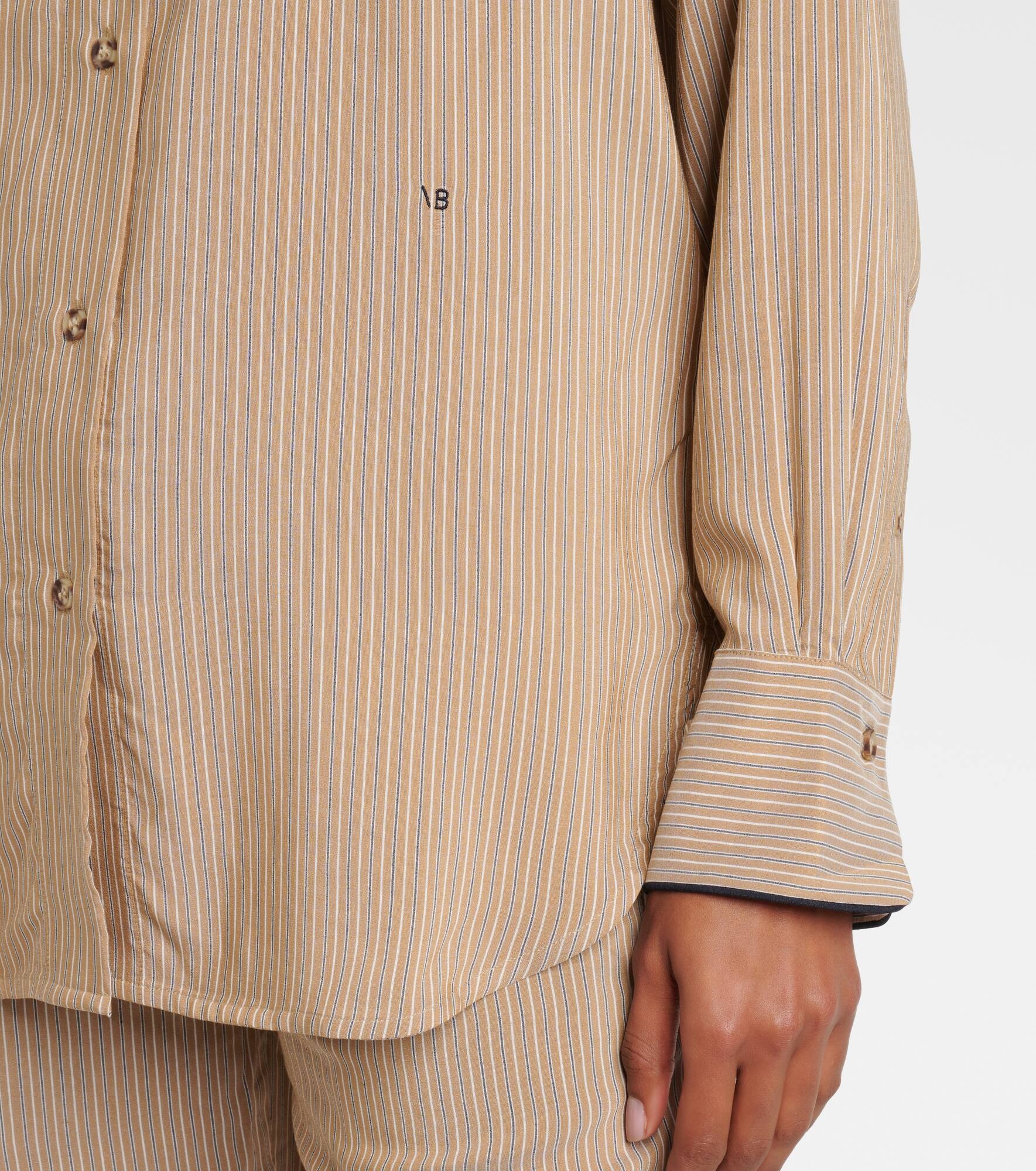 Striped pajama shirt - 5