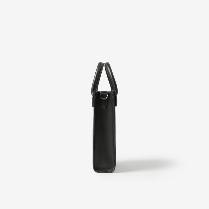 Charcoal Check and Leather Mini Denny Bag 2