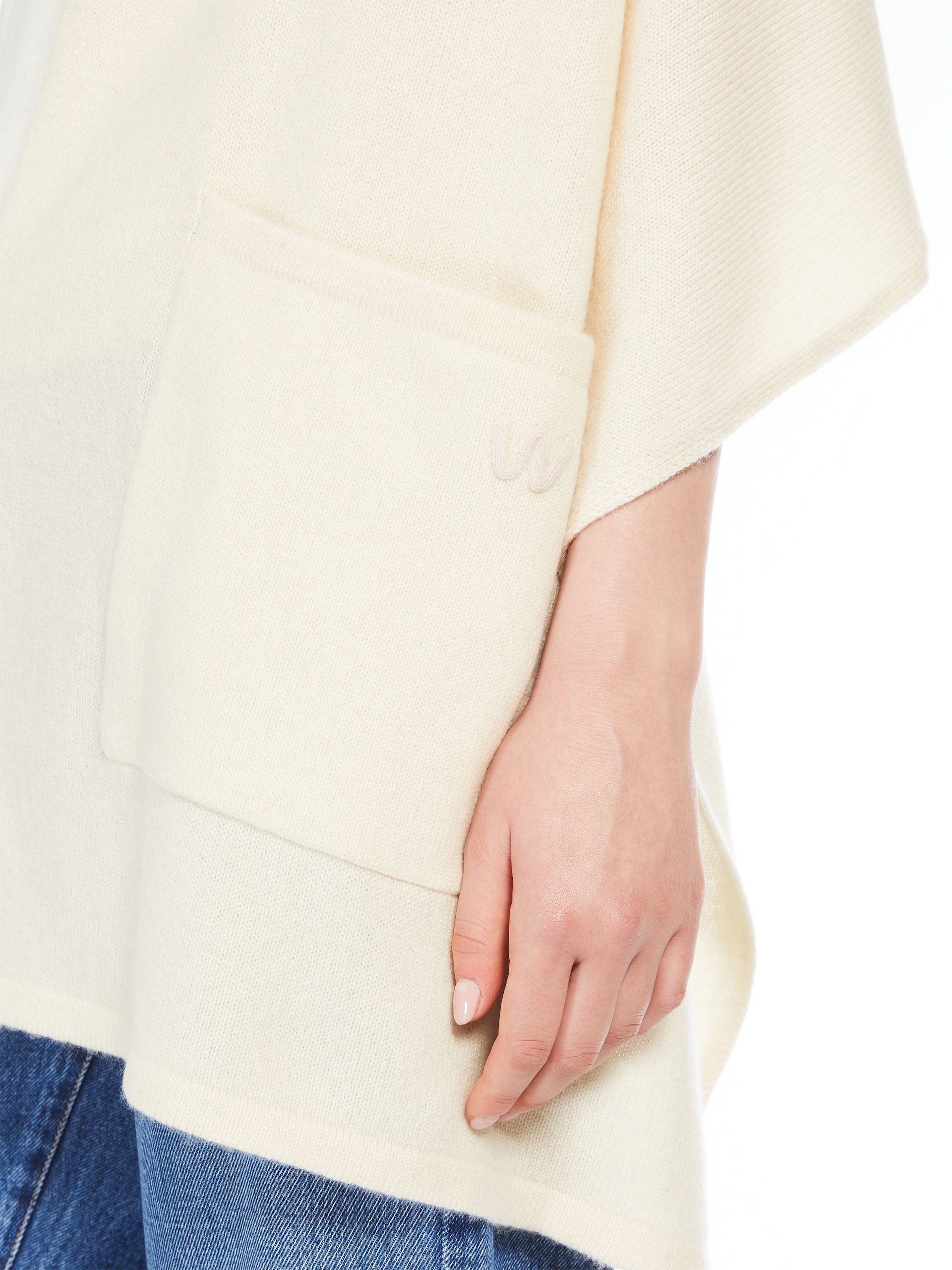 DELFINO Hooded cashmere shawl - 6