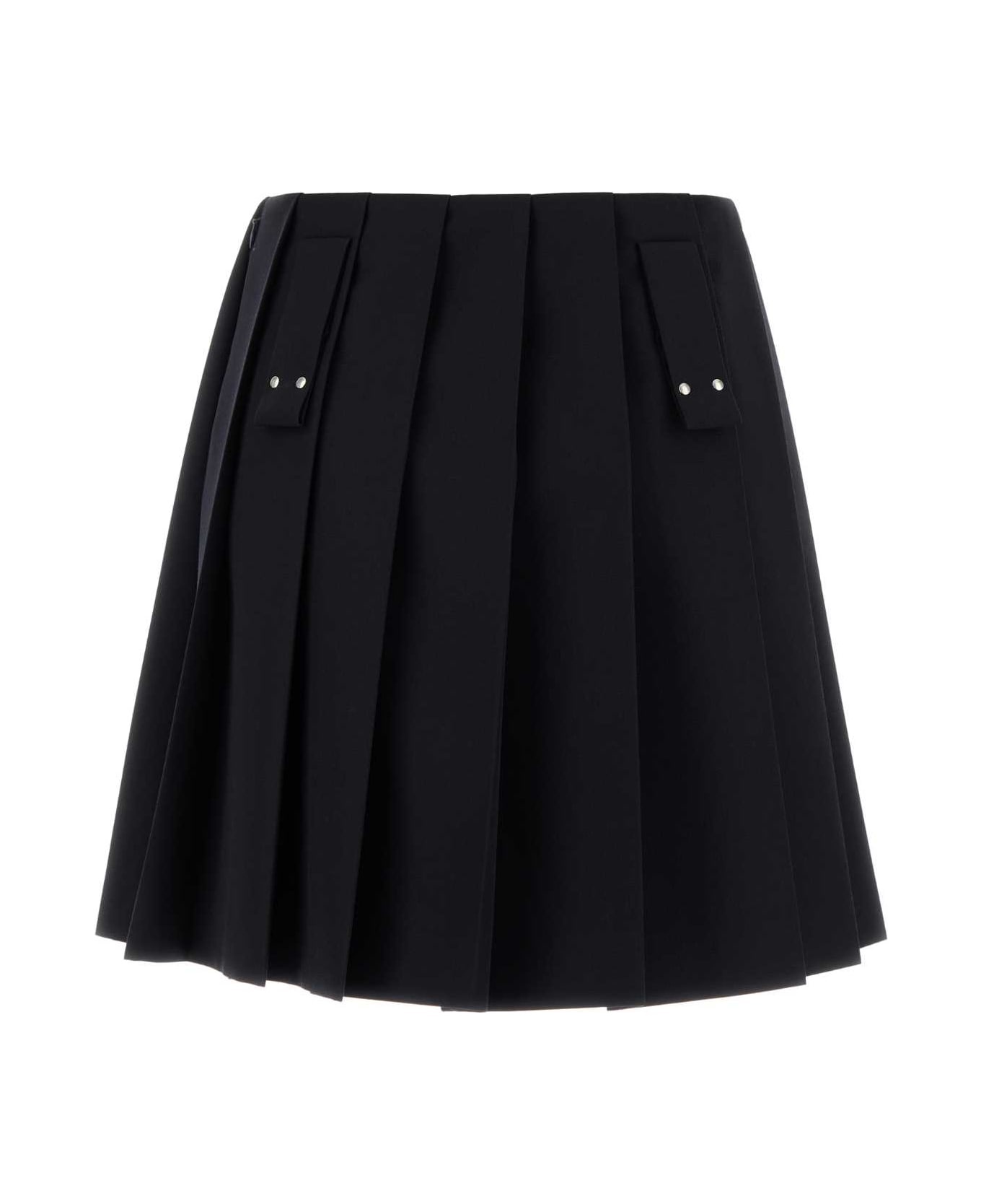 スカート Prada Midnight Blue Wool Skirt スカート PRADA MIDNIGHT BLUE WOOL SKIRT Prada Full Light Re