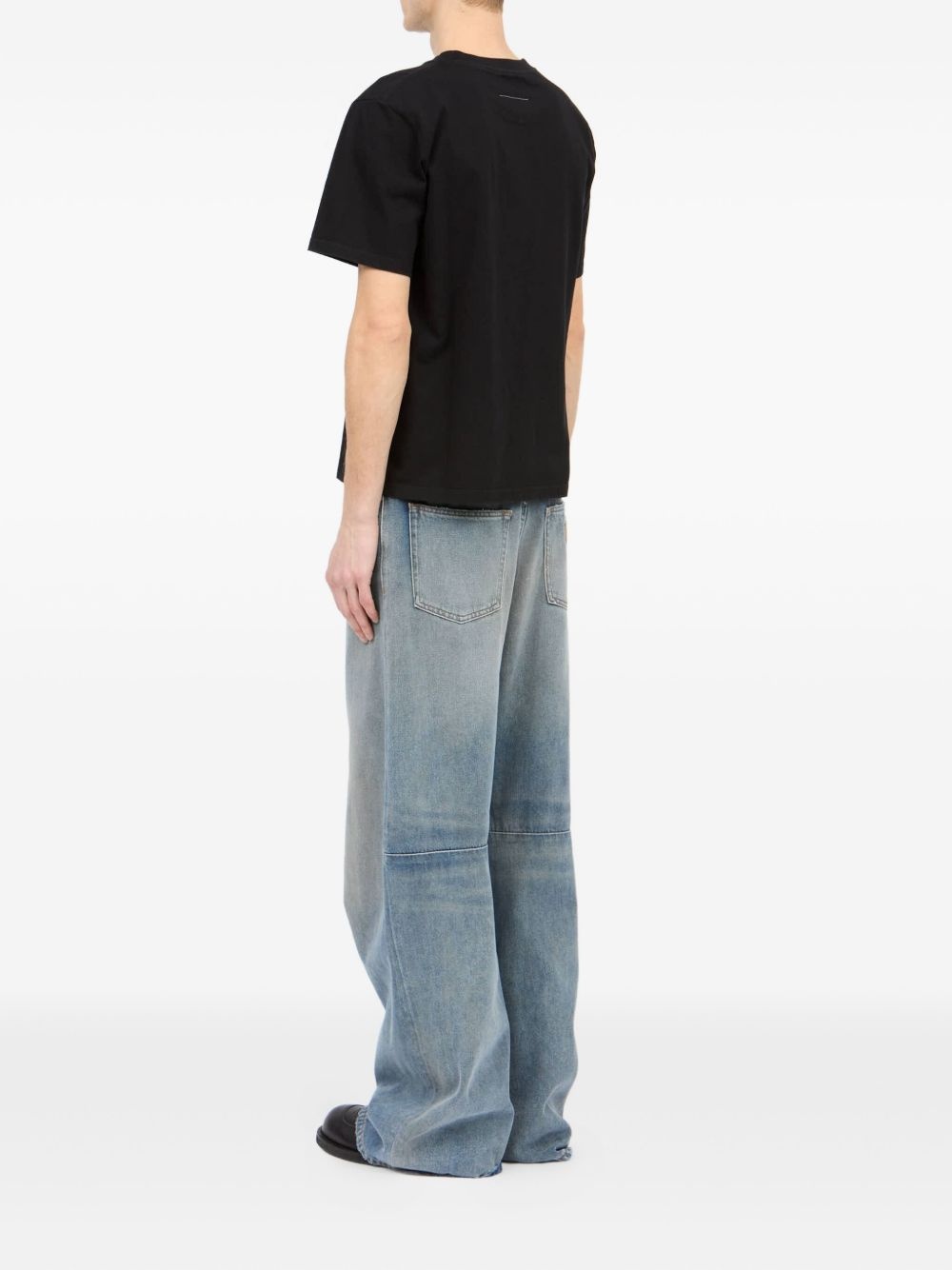 saxophone-print T-shirt - 5