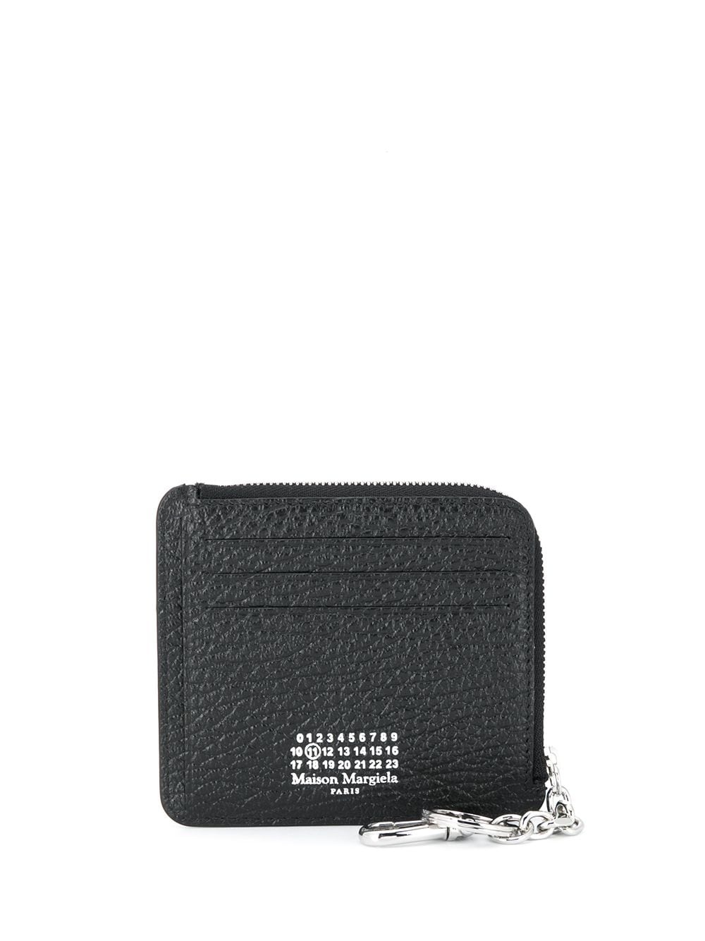 four-stitch zipped cardholder - 1