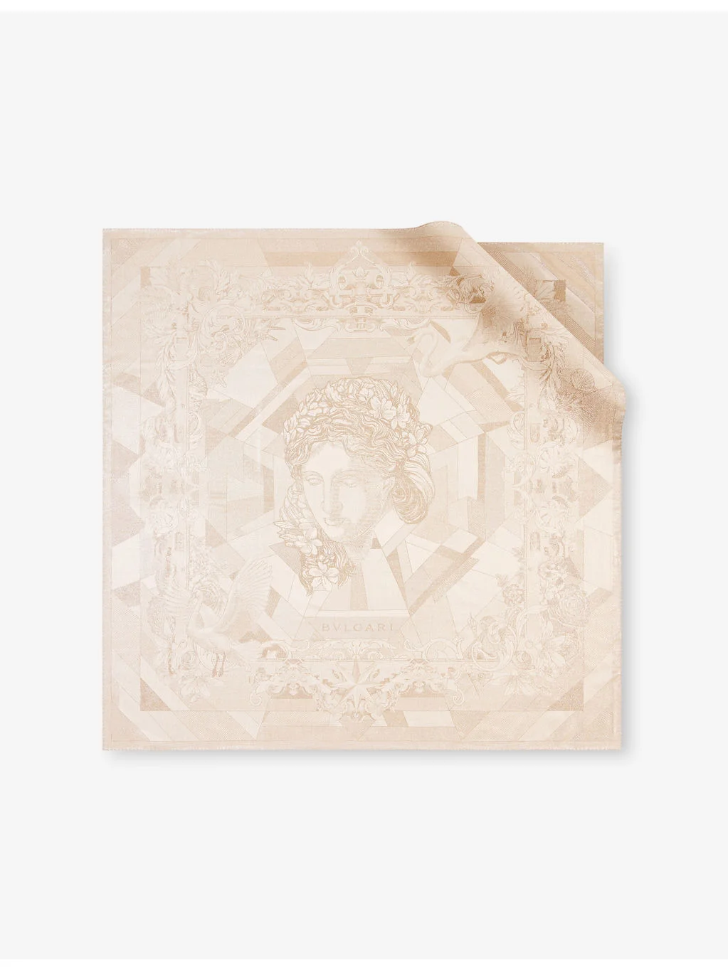 Polychroma Lux Printed Square Silk-Twill Scarf - 1