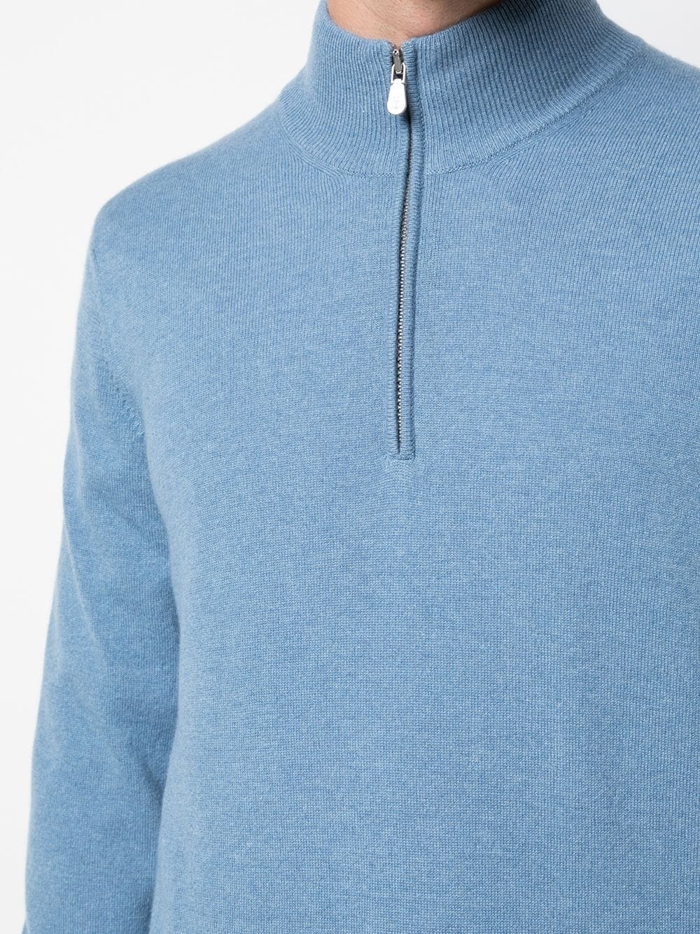 cashmere half-zip jumper - 5