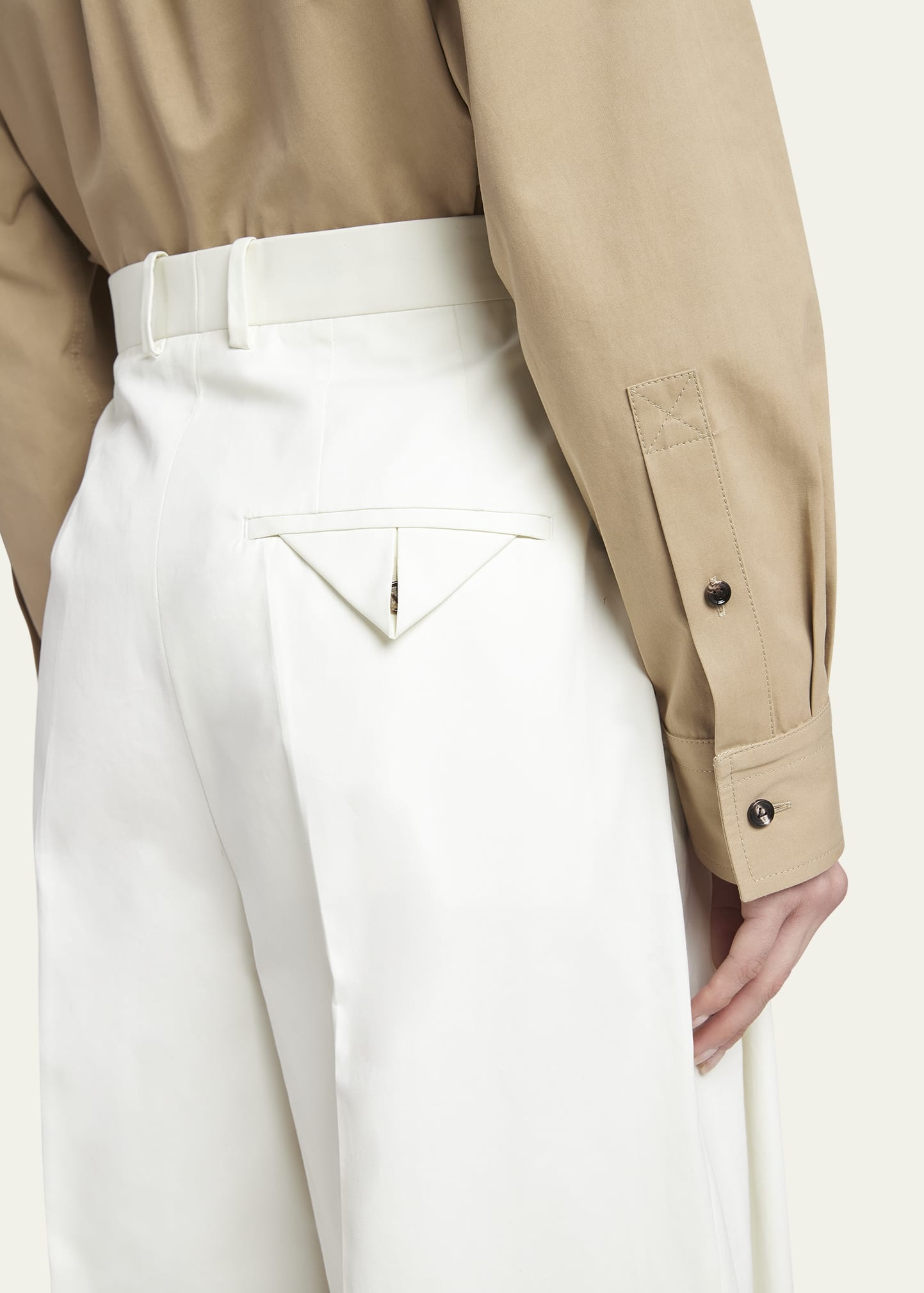 Light Cotton Twill Trousers - 5