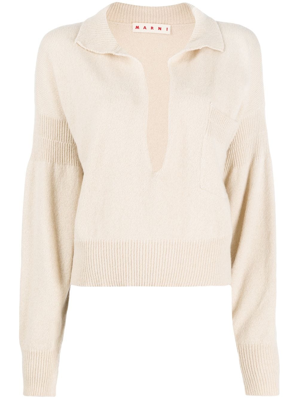 slouchy cashmere jumper - 1