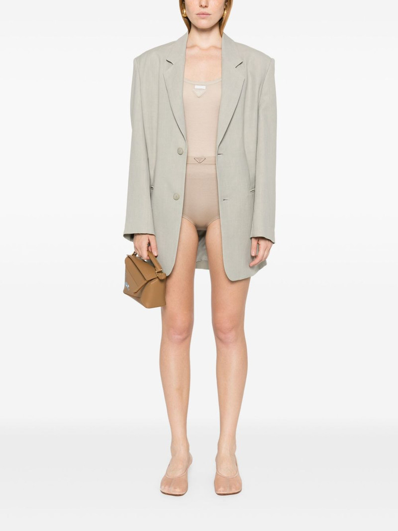 Prada triangle-logo tank top outlook