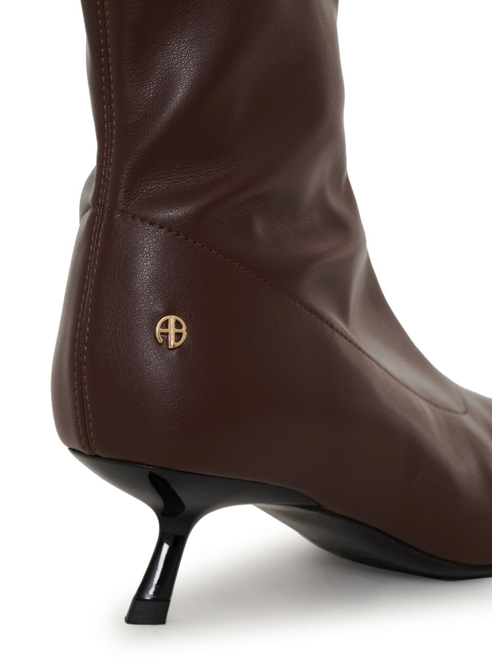 50mm pointed-toe boots - 4