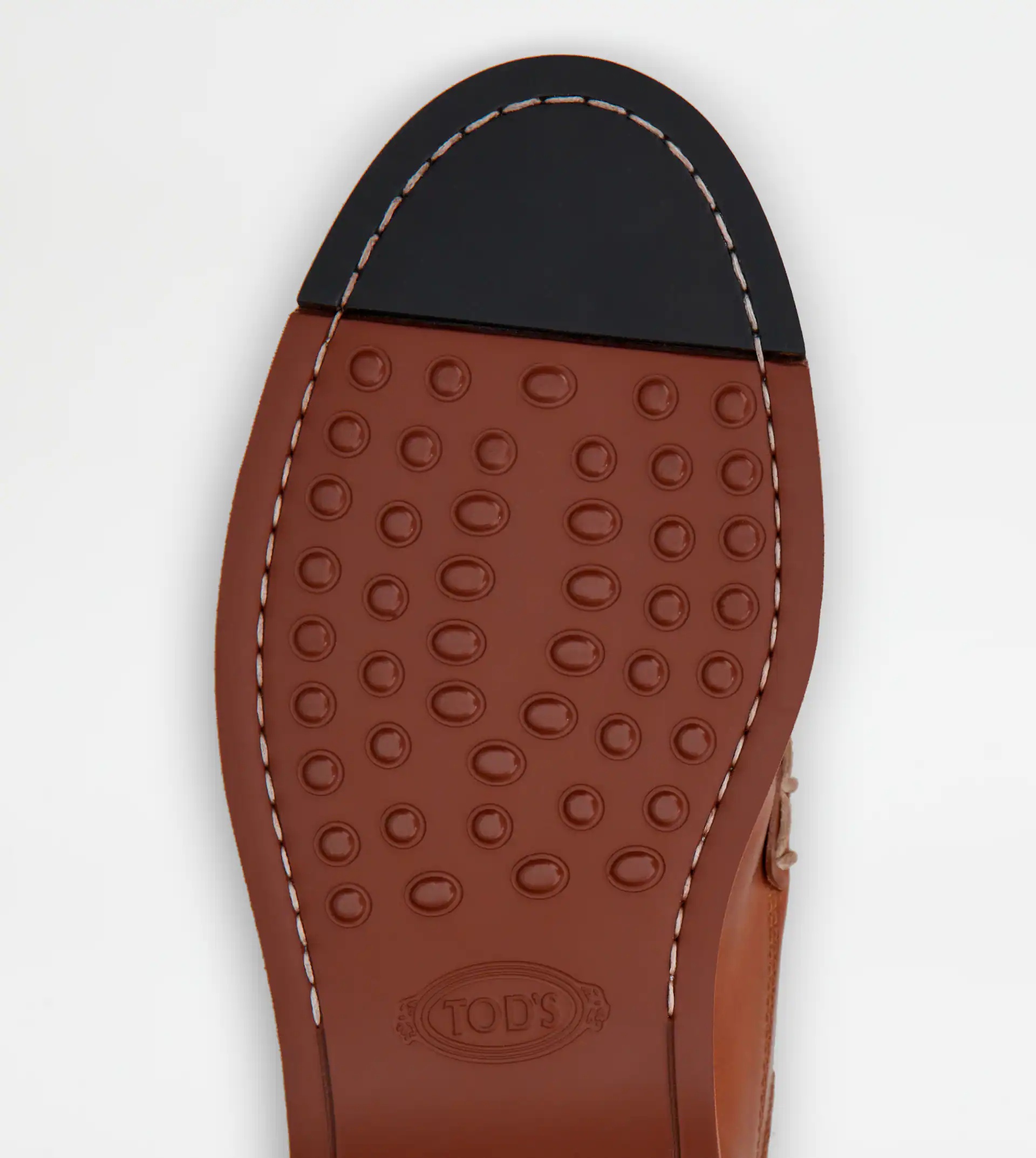 LACE-UPS IN LEATHER - BROWN - 6