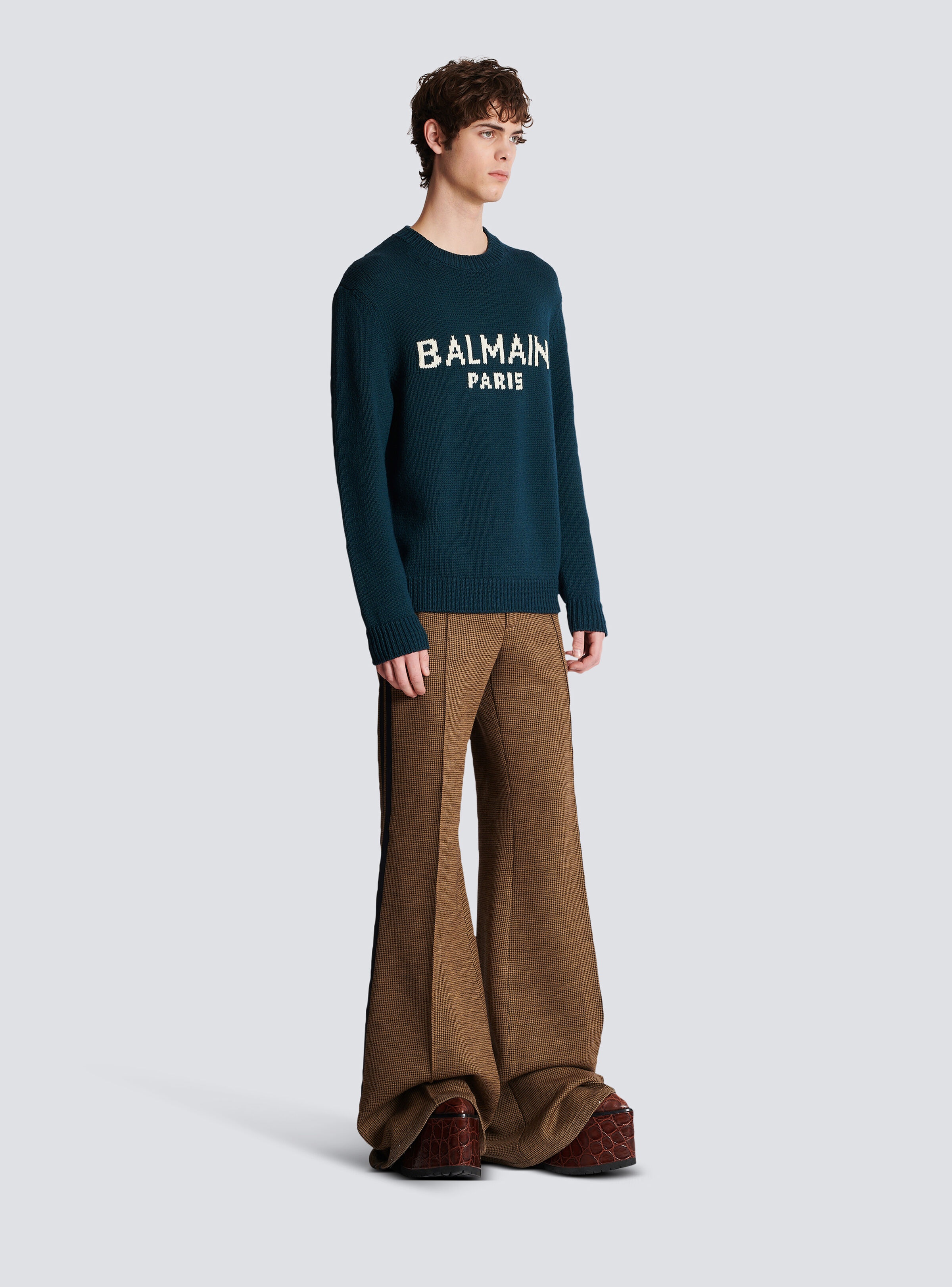 Balmain merino wool jumper - 3