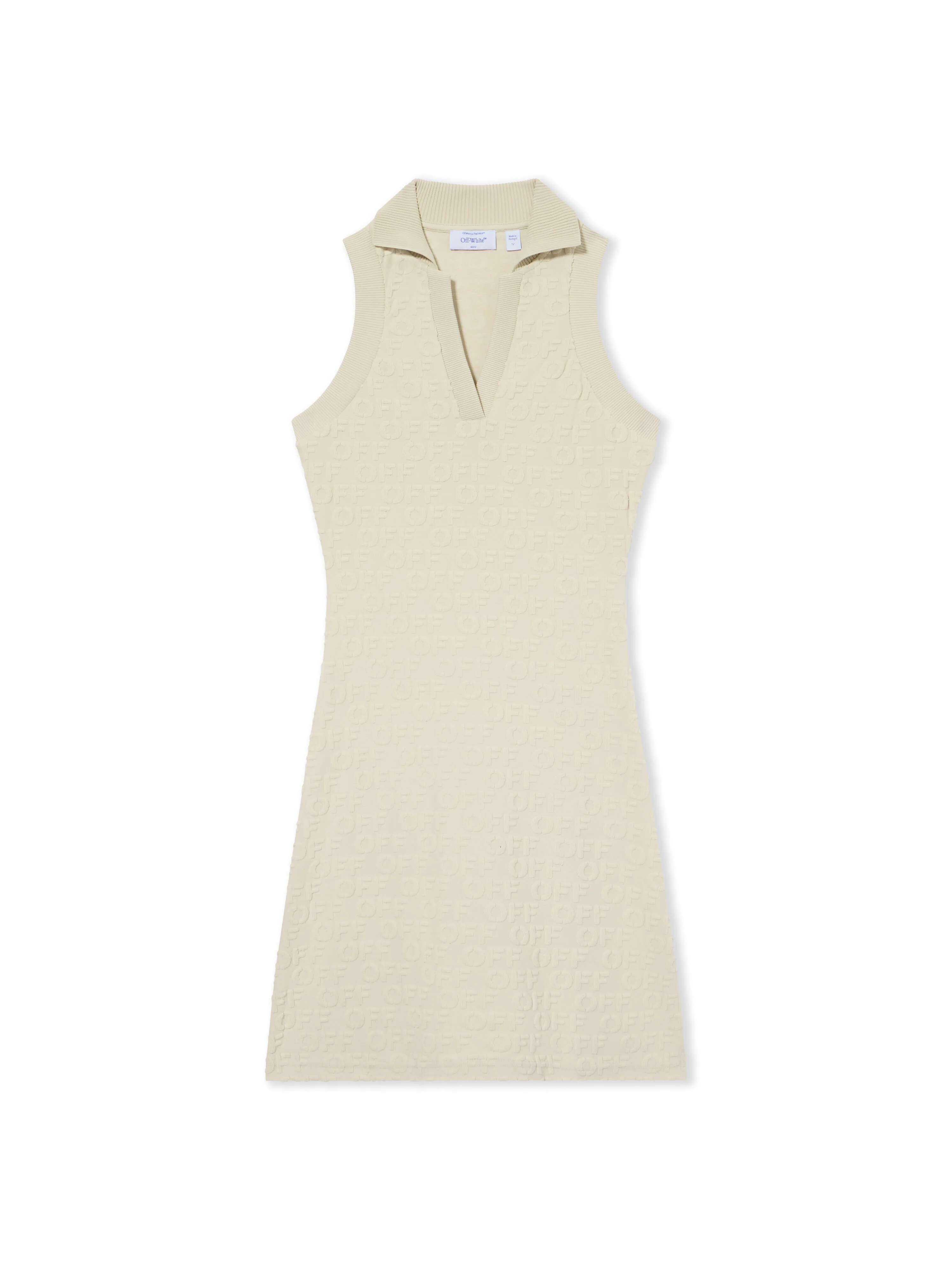 Terry Off Polo Dress - 1