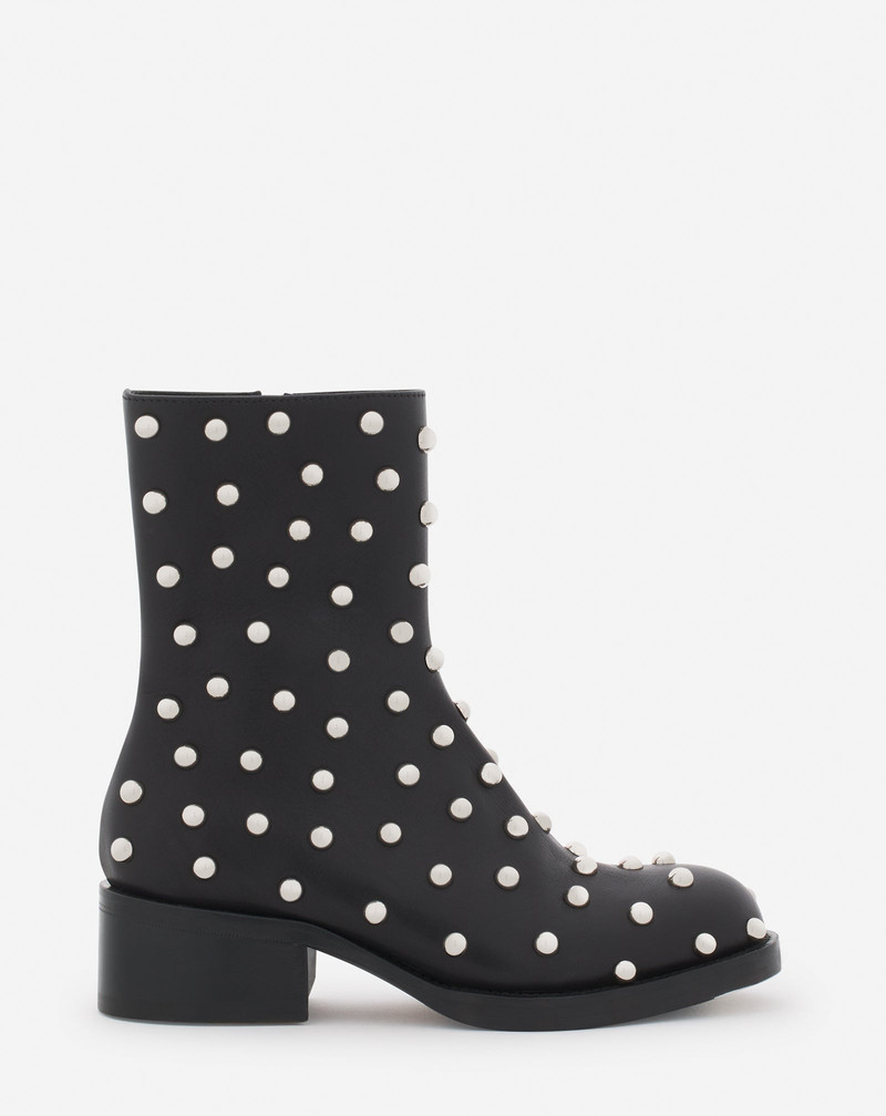 MEDLEY STUDDED LEATHER ANKLE BOOTS 1