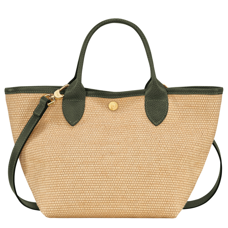 Le Panier Pliage S Basket bag Khaki - Canvas 4