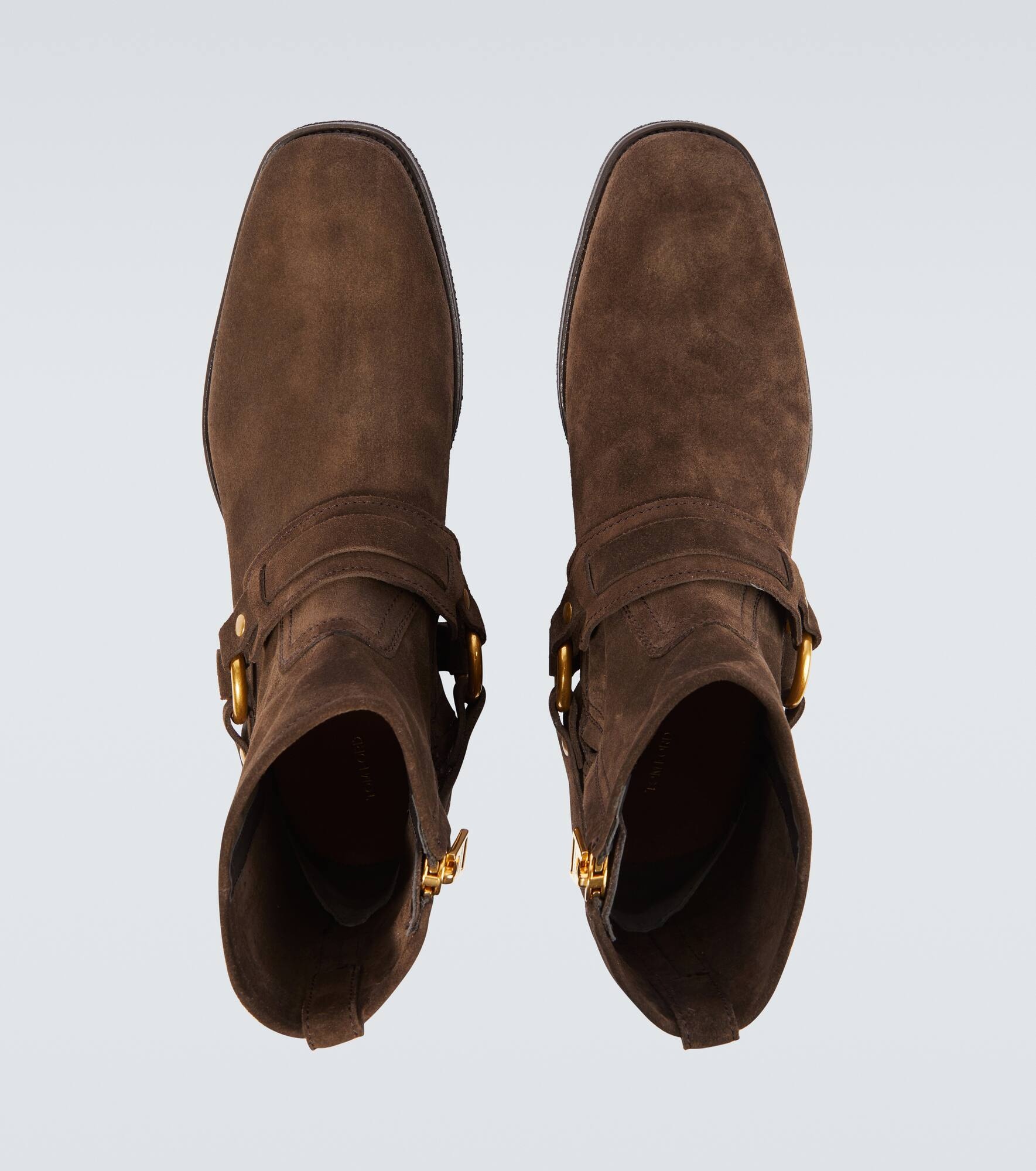 Cavendish suede biker boots - 4