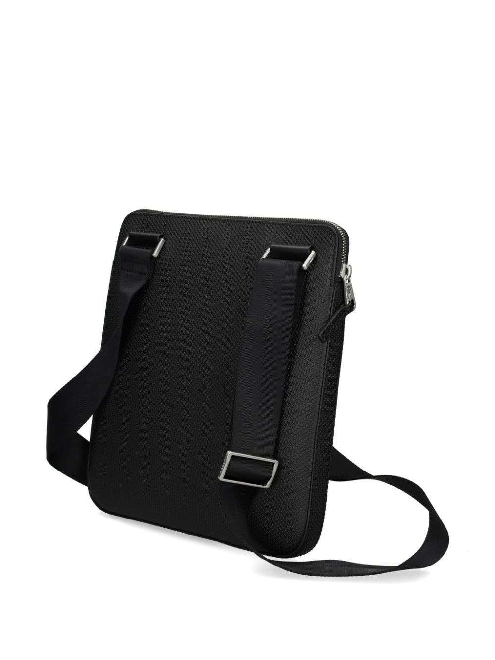 zip-up piqué bag - 3