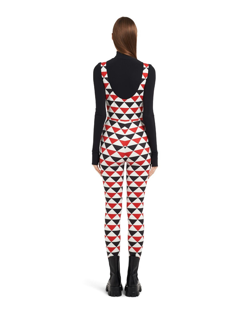 Printed jersey jumpsuit 4