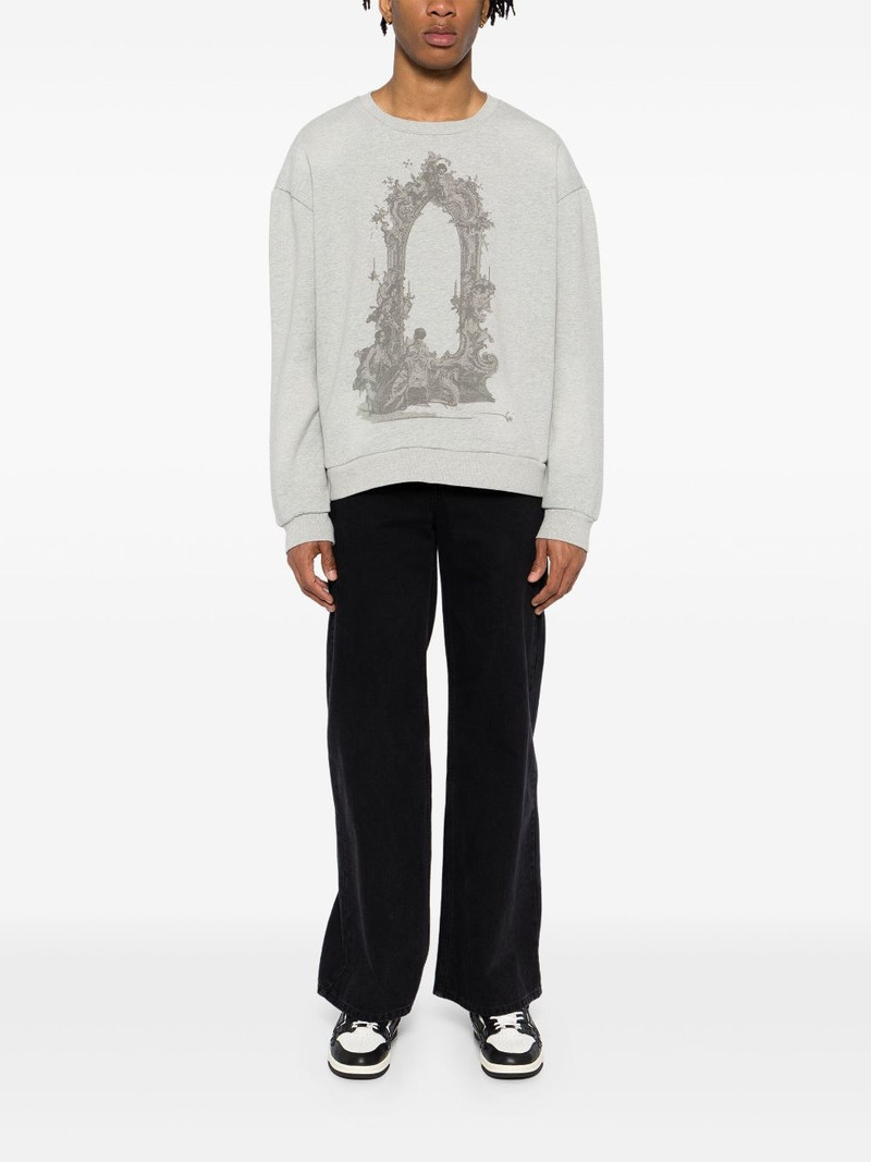 WHO DECIDES WAR graphic print sweater outlook