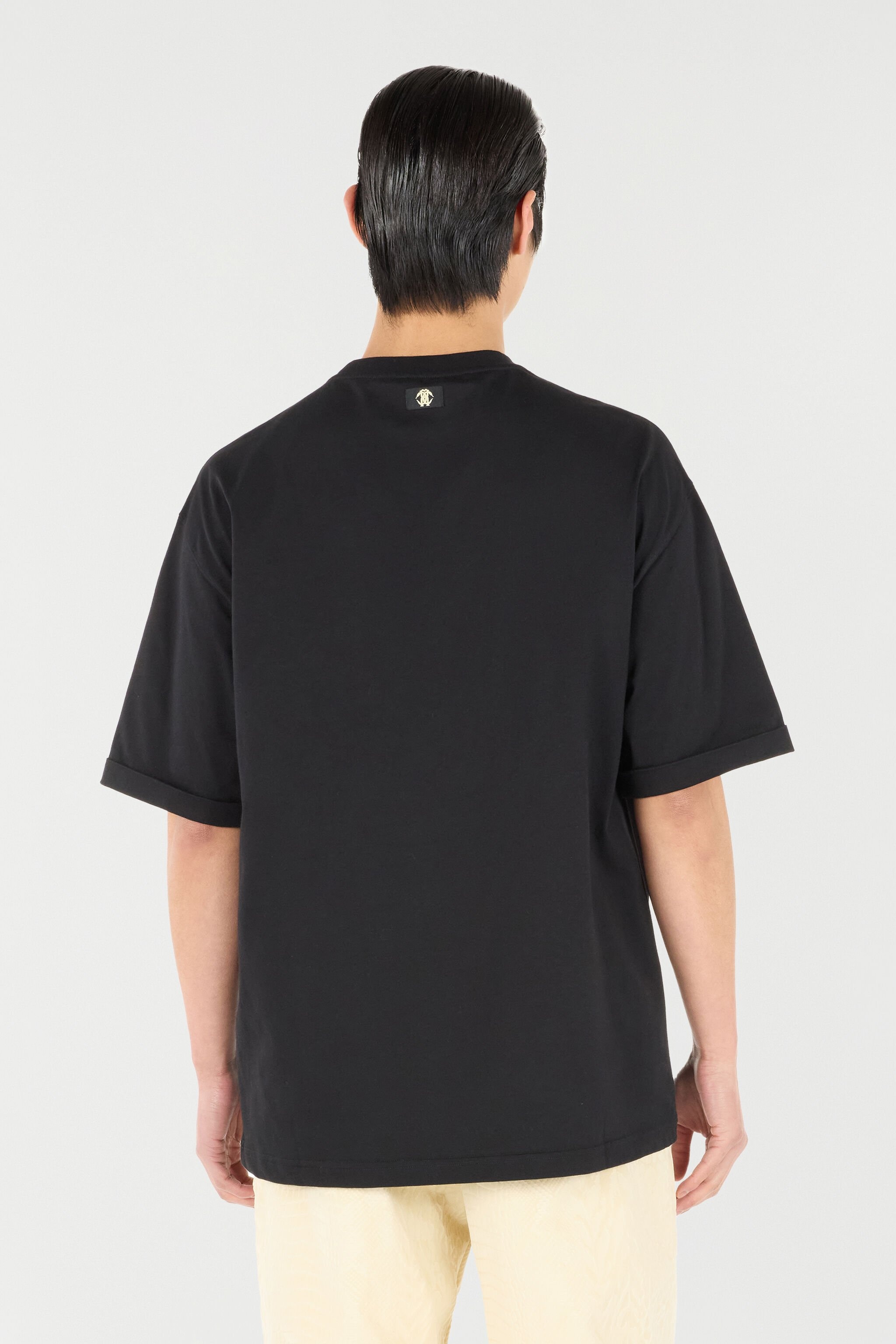 Rose-Print T-Shirt With Logo - 4