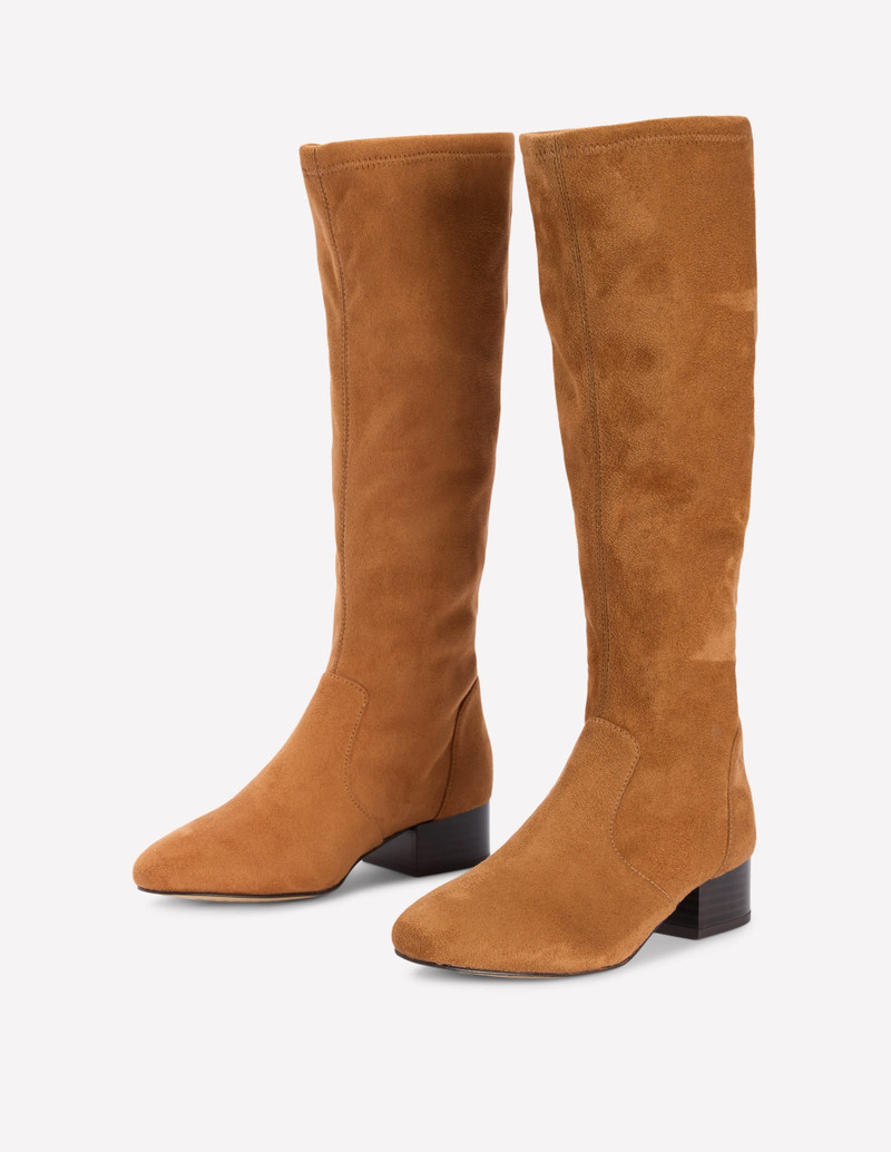 BODEN Flat Stretch Boots-Acorn outlook