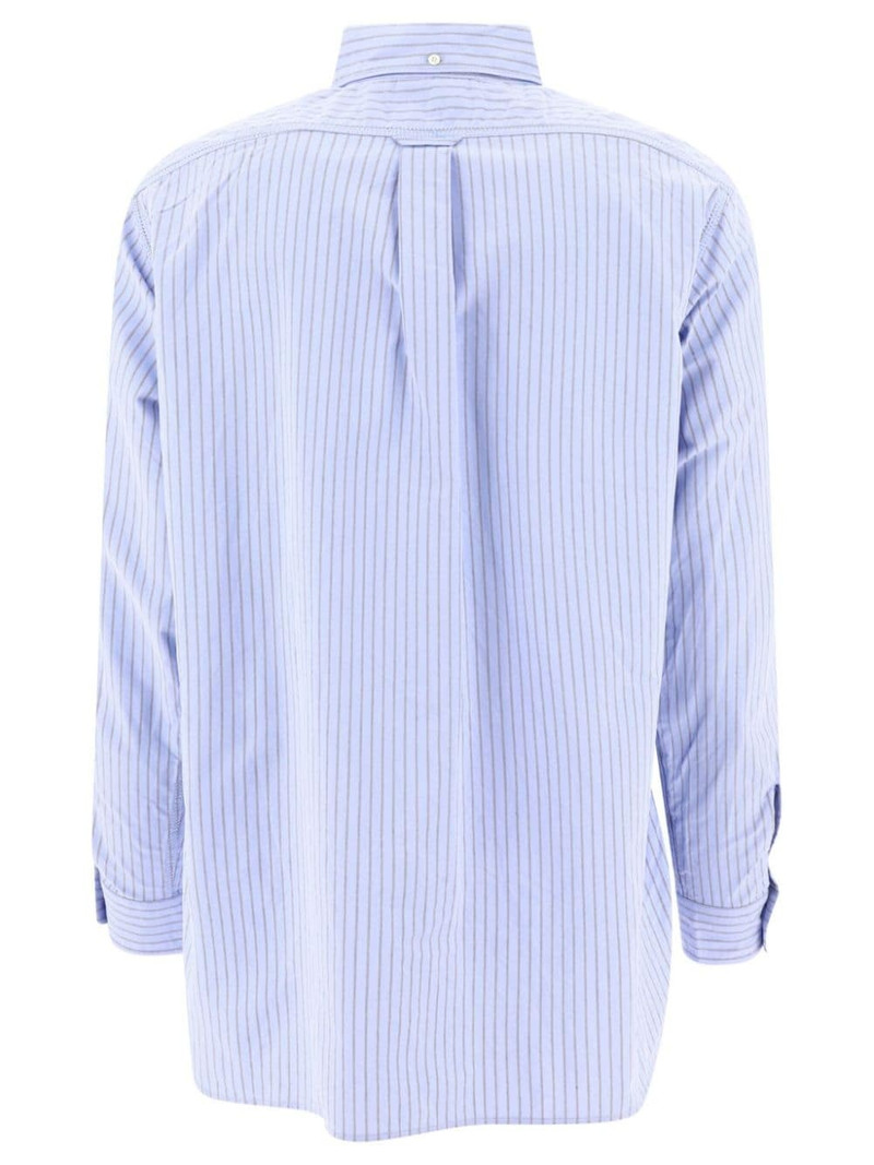 Nanamica striped button-down cotton shirt outlook