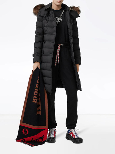 Burberry detachable hood padded coat outlook